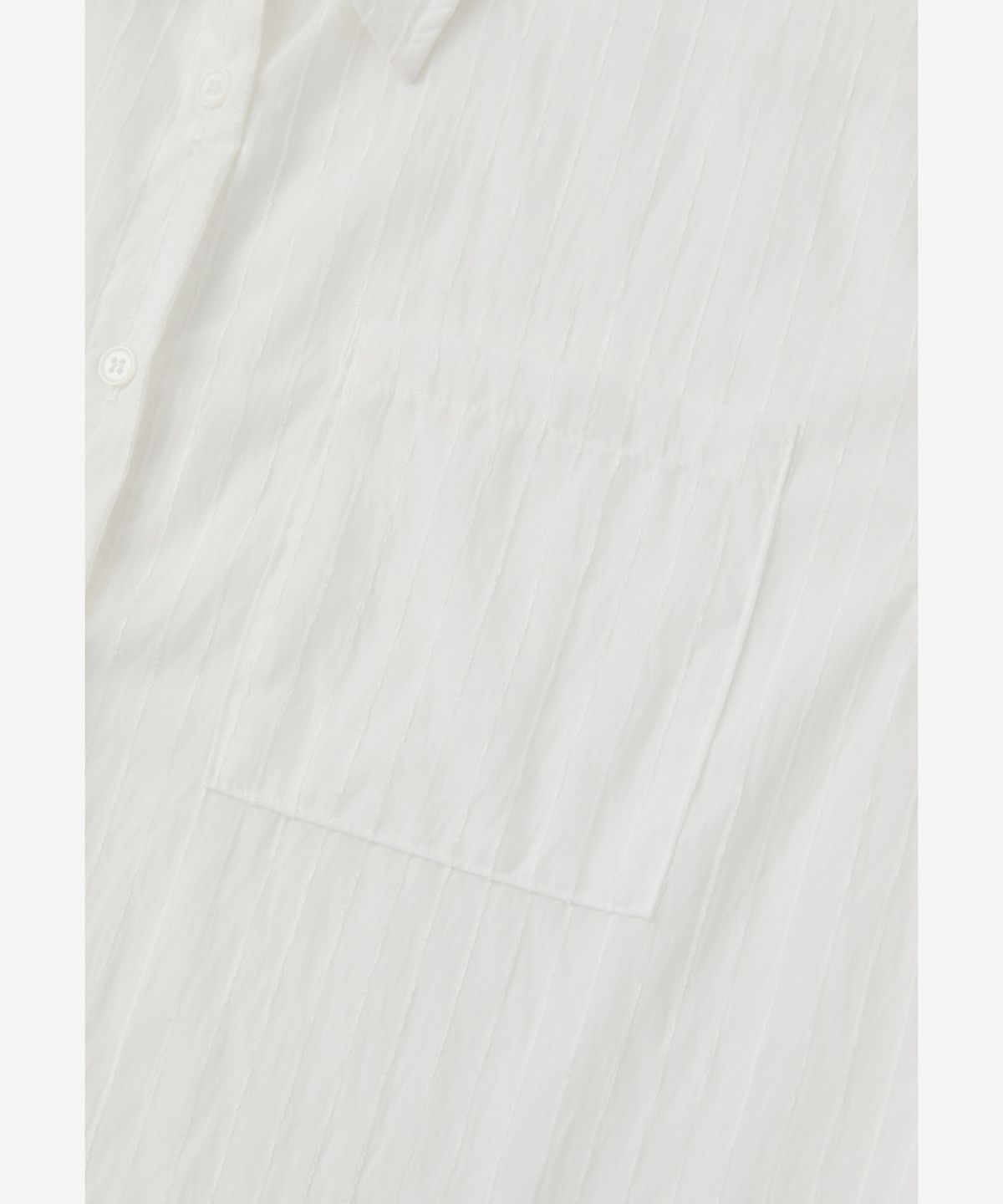 로우넬라인(LOW NELLINE) O’ER ST OVERSIZED-FIT SHIRT_WHITE