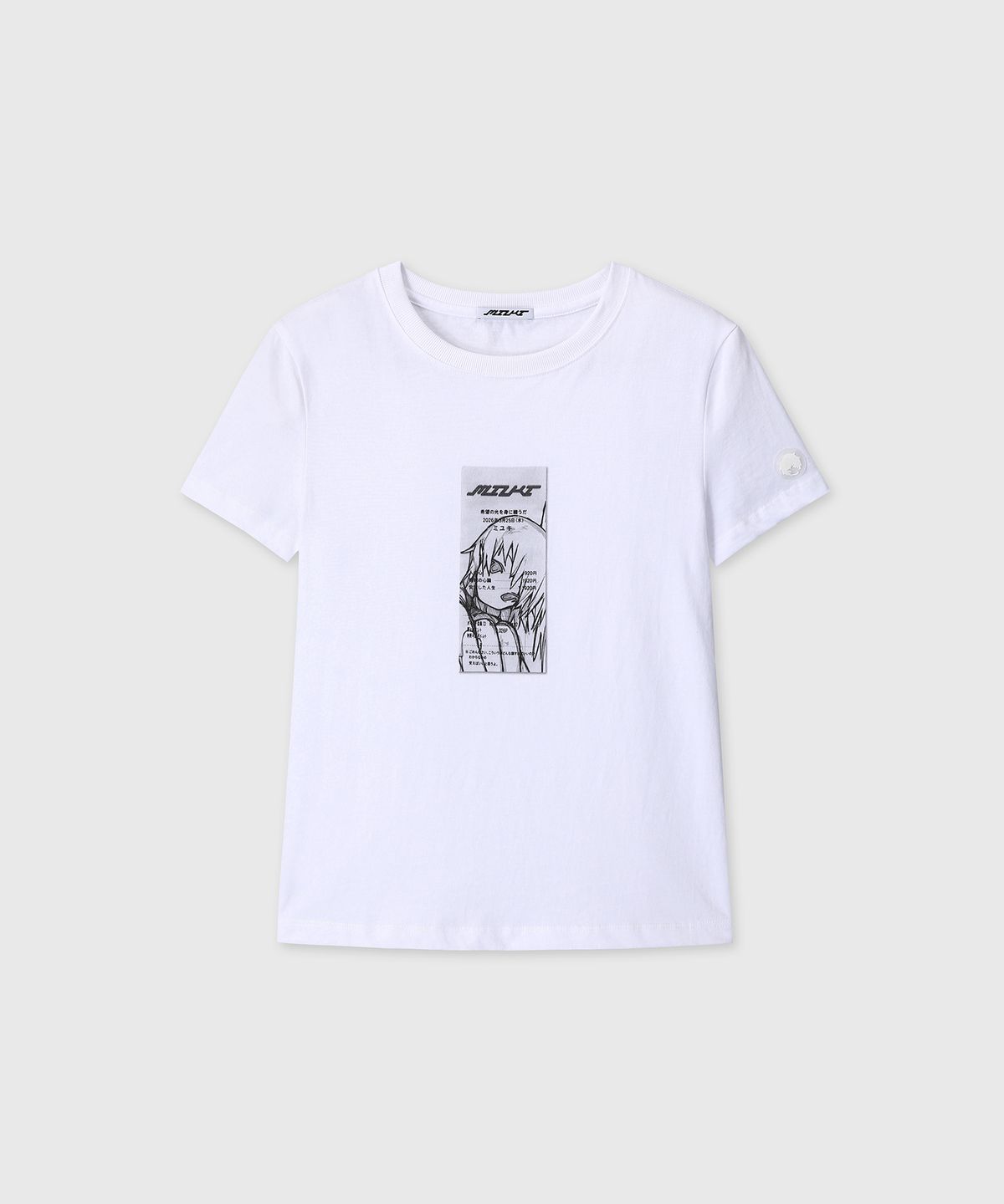 미유키(MIUKI) Reshiito Basic Tee (White / Slim)