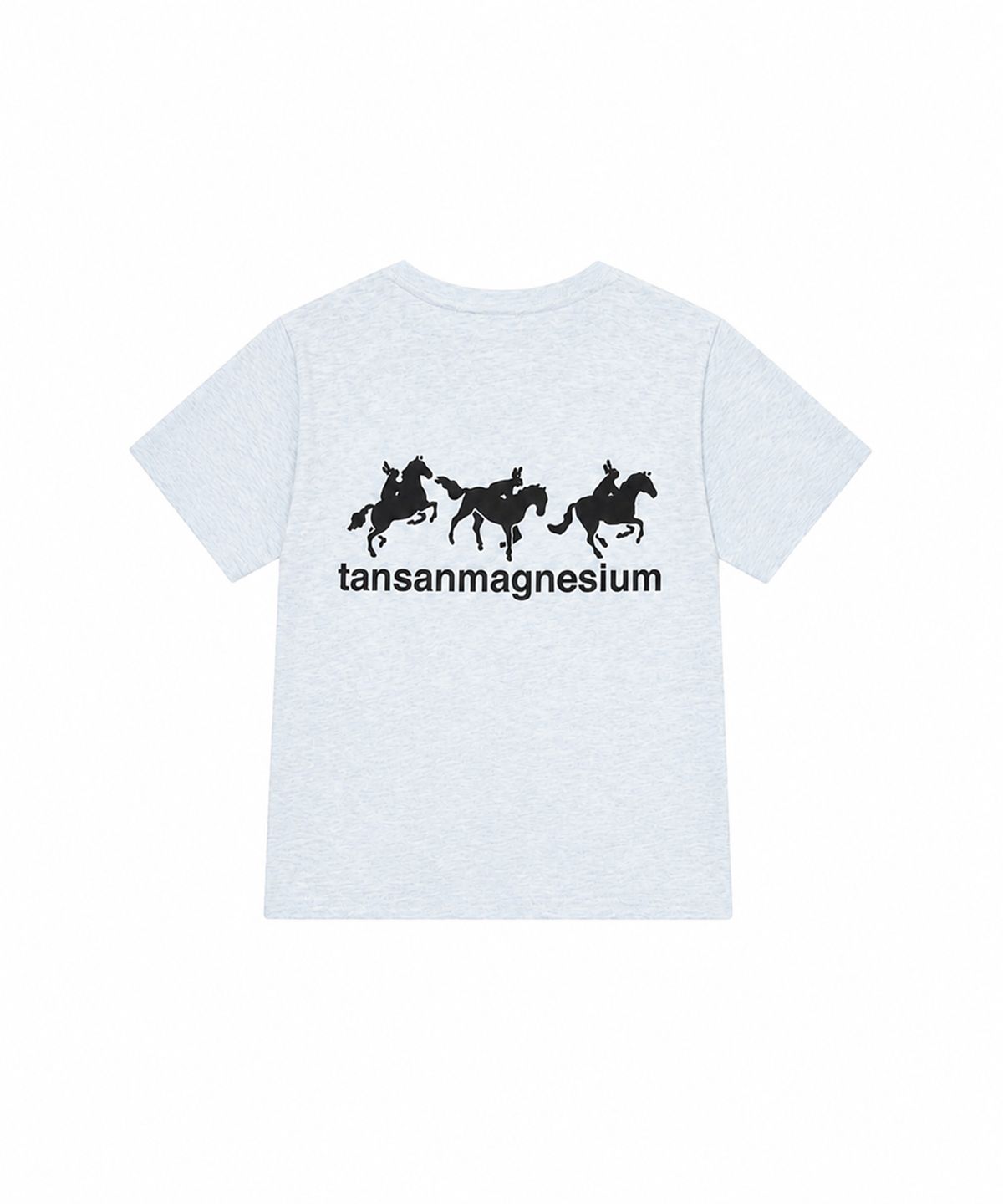 탄산마그네슘(TANSANMAGNESIUM) 홀스 래빗 티셔츠 (스카이블루/블랙)