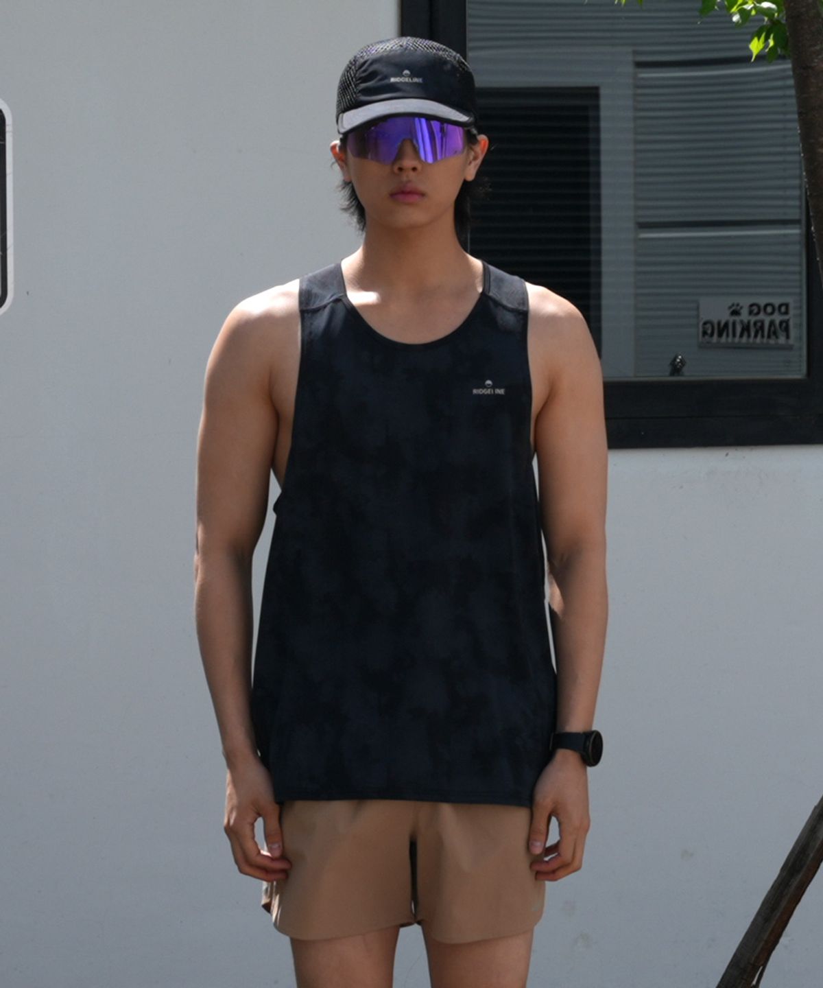 릿지라인(RIDGELINE) 러닝 싱글렛 기능성 나시 남자 WTS202