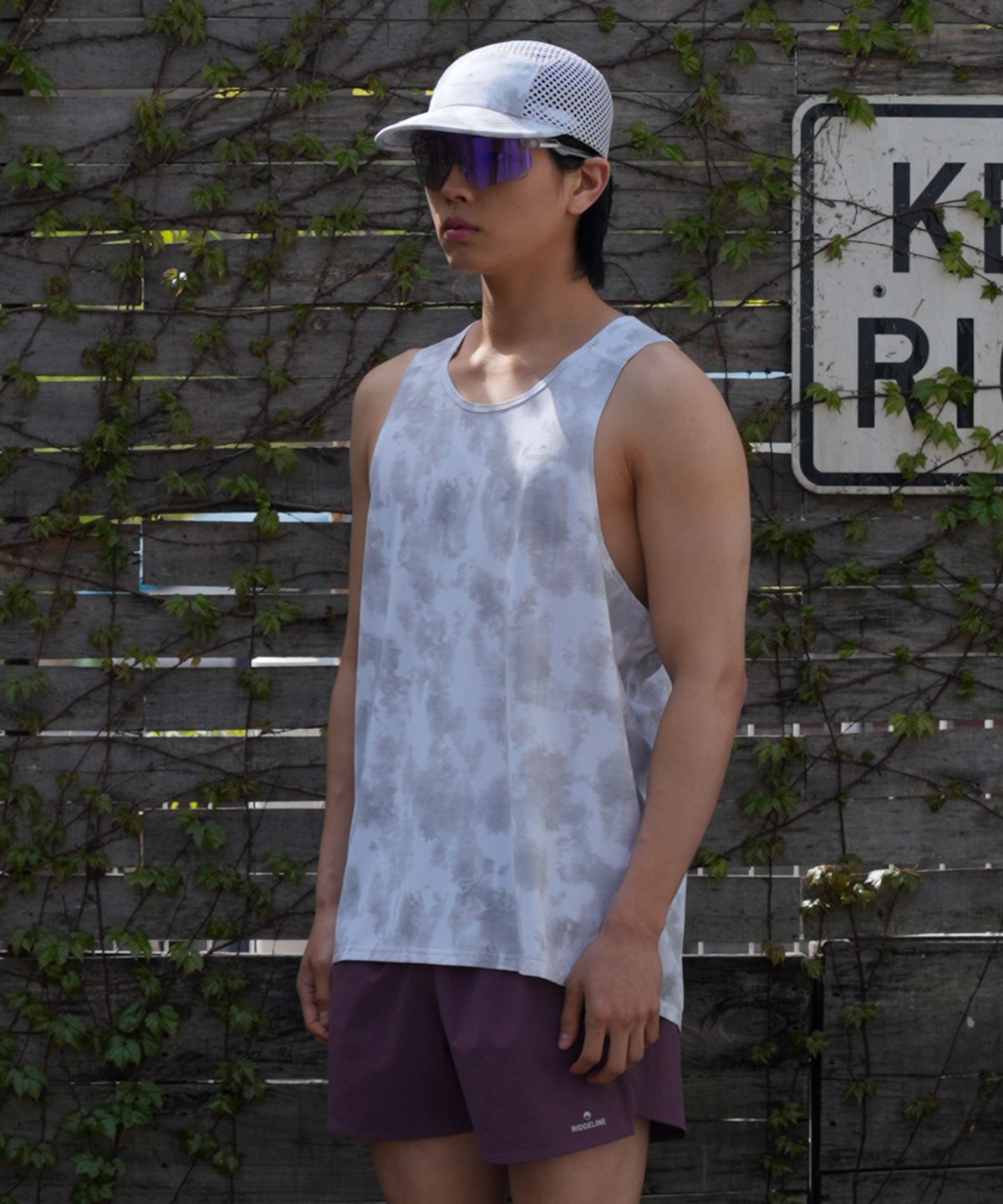 릿지라인(RIDGELINE) 러닝 싱글렛 기능성 나시 남자 WTS202