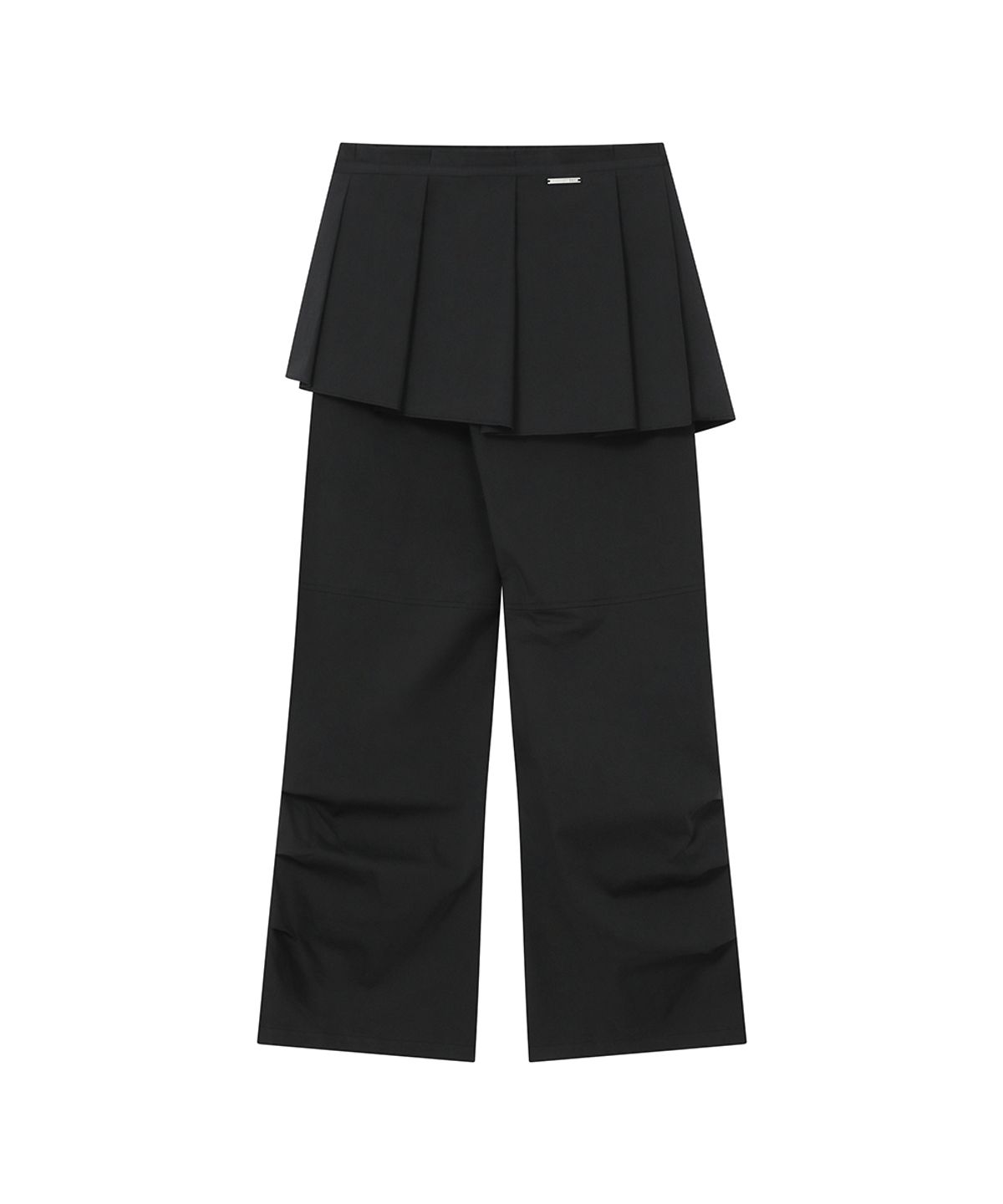 미세키서울(MISEKI SEOUL) Spiral pleats skirt pants SET BLACK