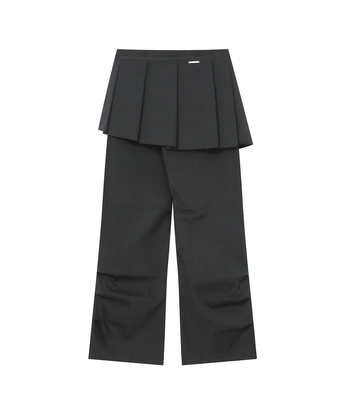 미세키서울(MISEKI SEOUL) Spiral pleats skirt pants SET CHARCOAL