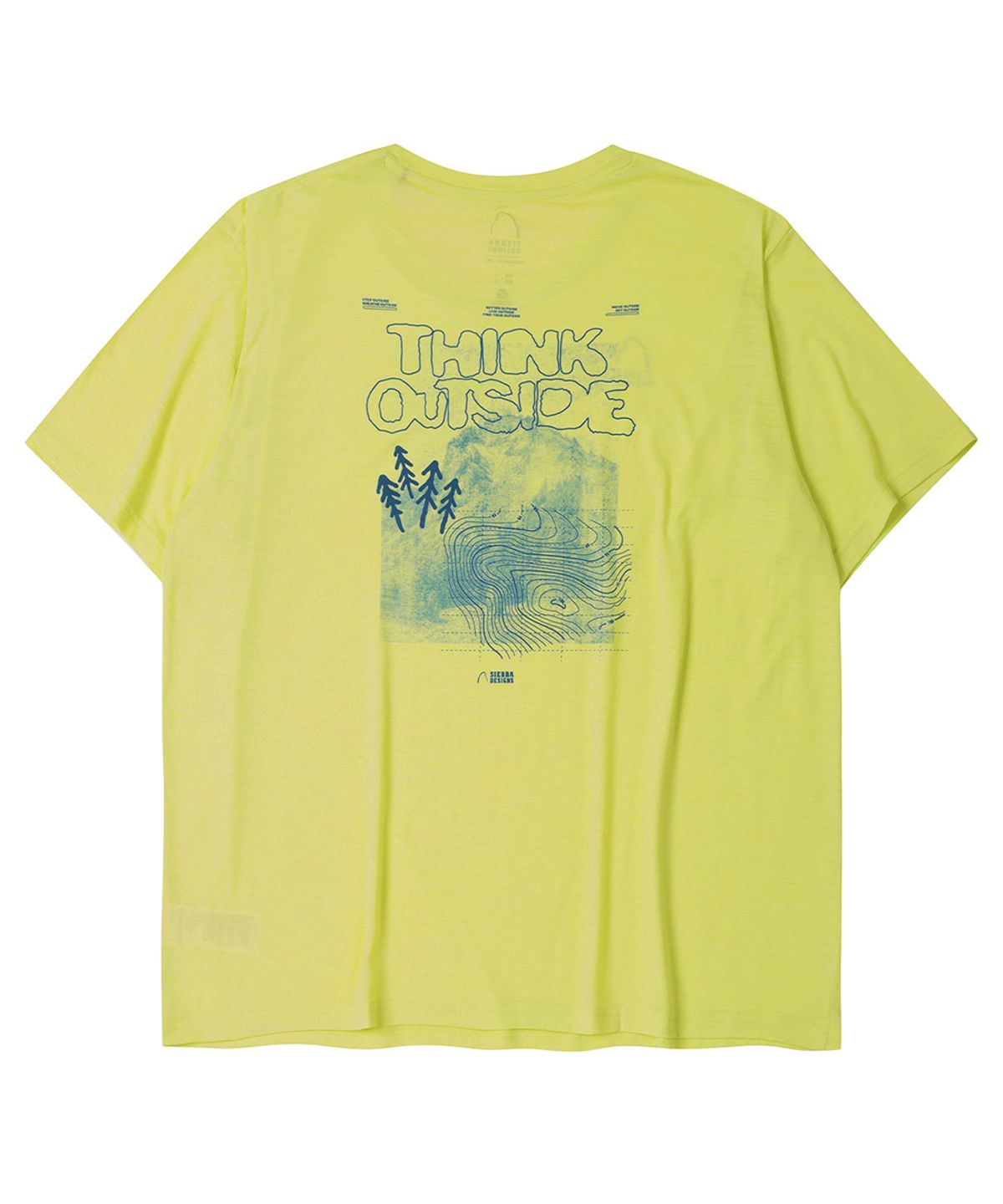 시에라디자인(SIERRA DESIGNS) 띵크 아웃사이드(THINK OUTSIDE) 시에라 울 숏슬리브 LIME