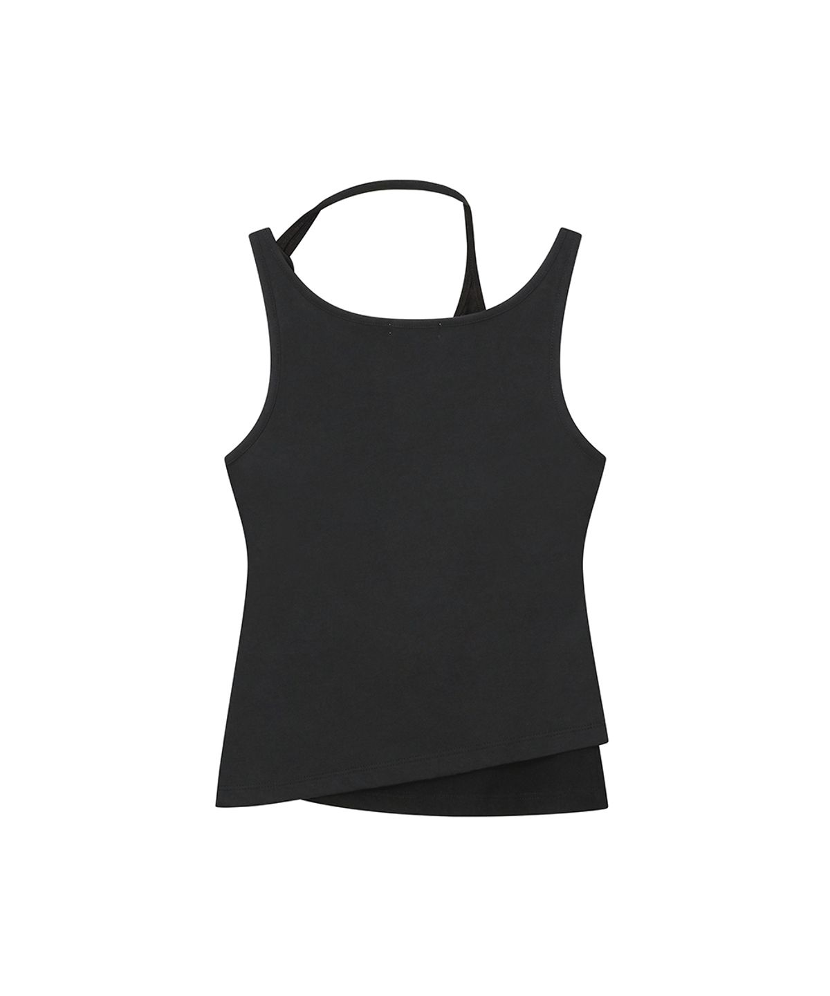미세키서울(MISEKI SEOUL) Twist string layered sleeveless BLACK