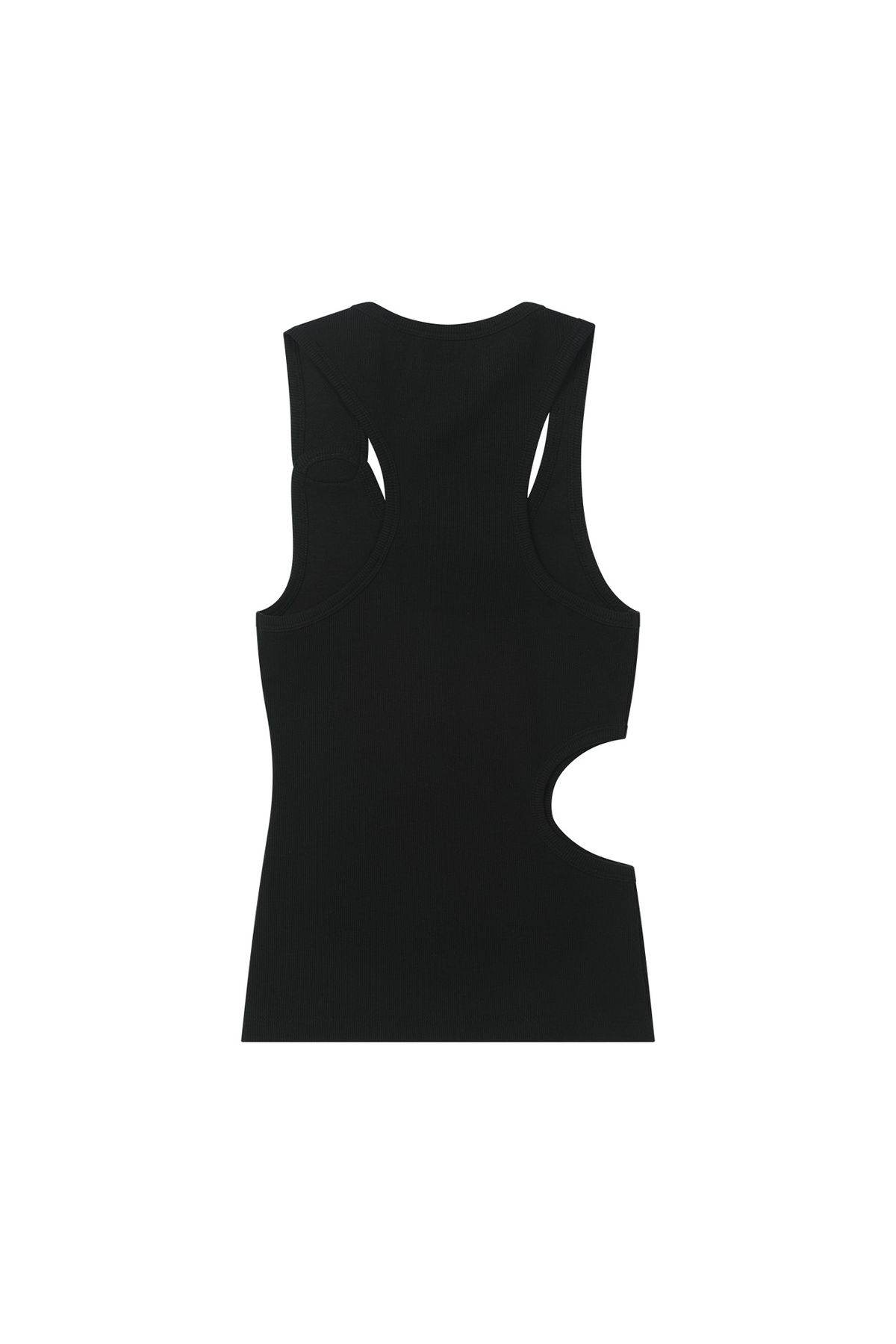 다이닛(DEINET) ARC SNAP TANK TOP IN BLACK