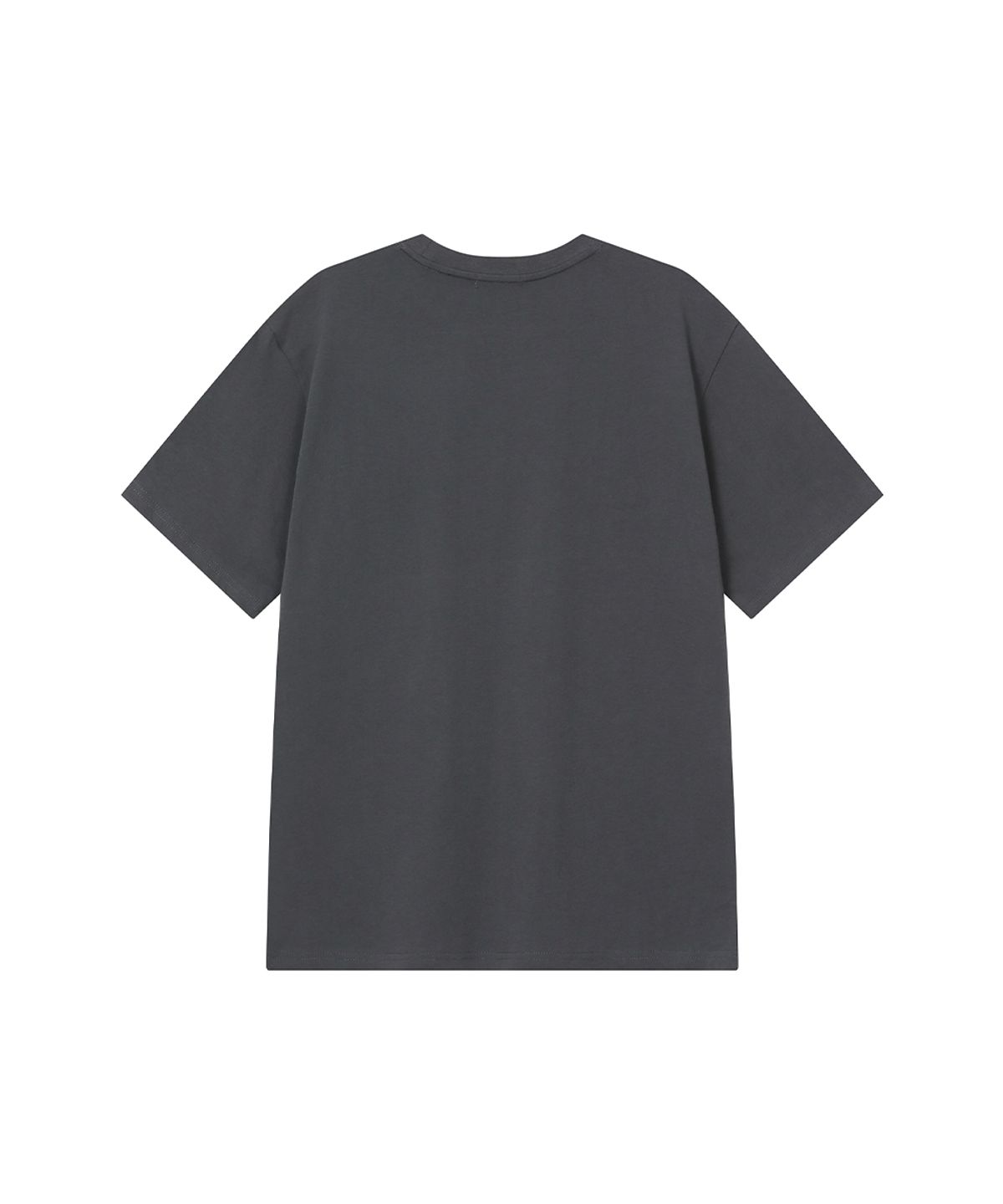 미세키서울(MISEKI SEOUL) Block lettering short sleeve CHARCOAL