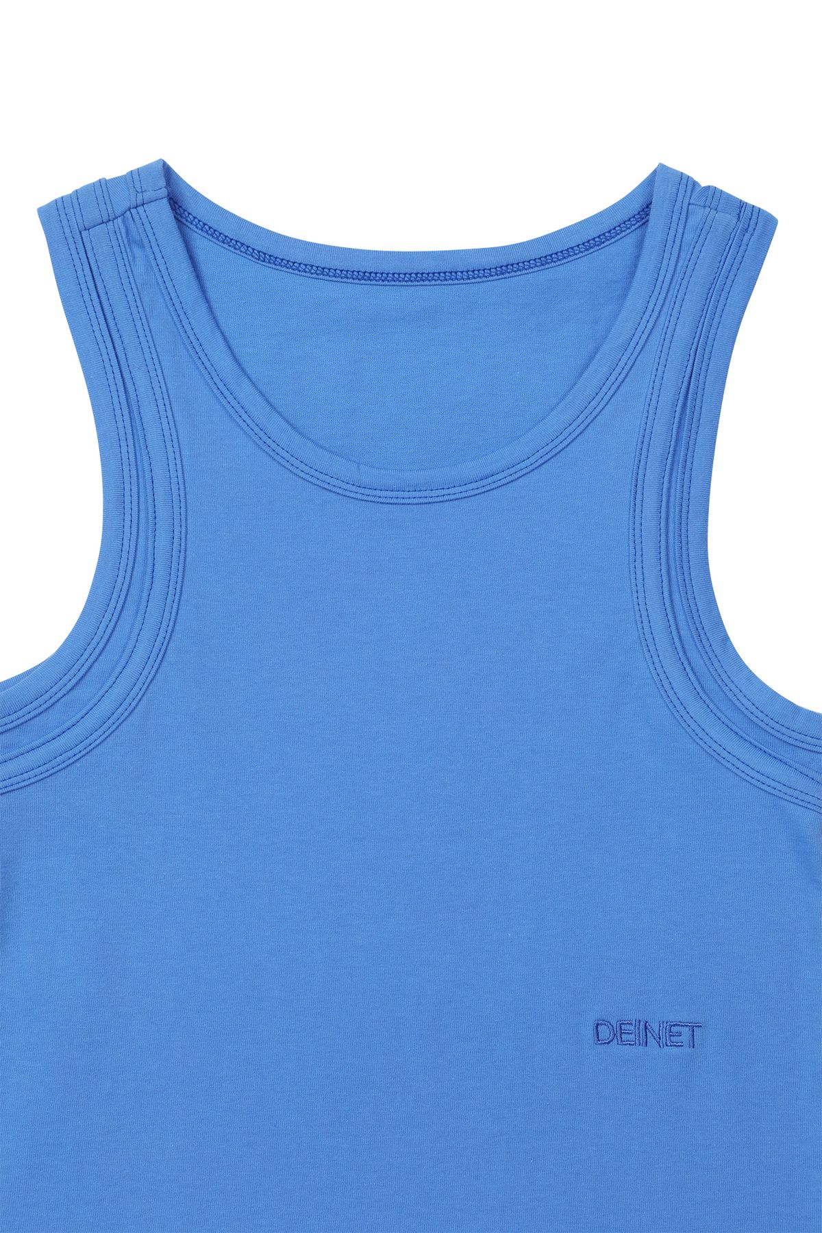 다이닛(DEINET) LAYERED SLEEVELESS IN BLUE