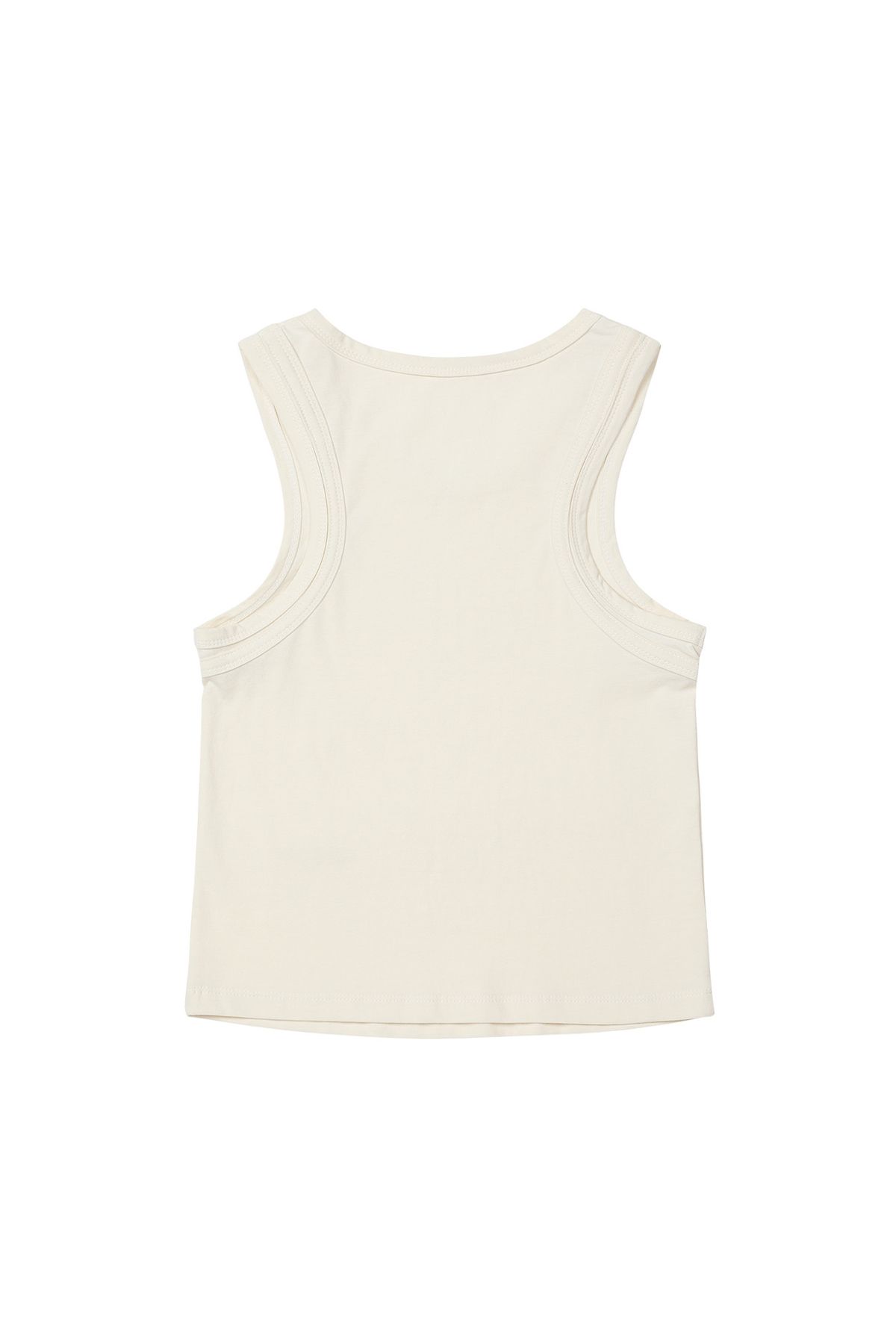 다이닛(DEINET) LAYERED SLEEVELESS IN IVORY