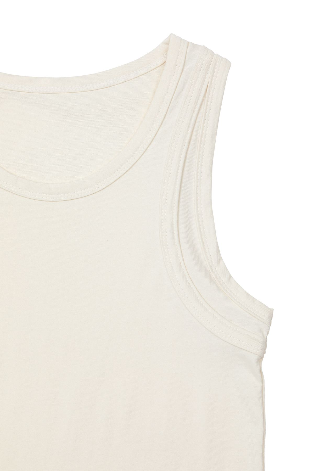 다이닛(DEINET) LAYERED SLEEVELESS IN IVORY