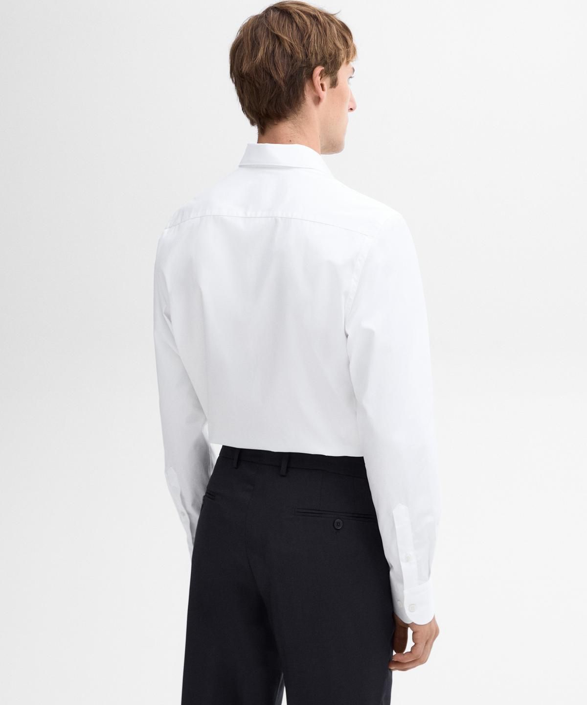 마시모두띠(MASSIMO DUTTI) 슬림핏 100% 코튼 포플린 셔츠