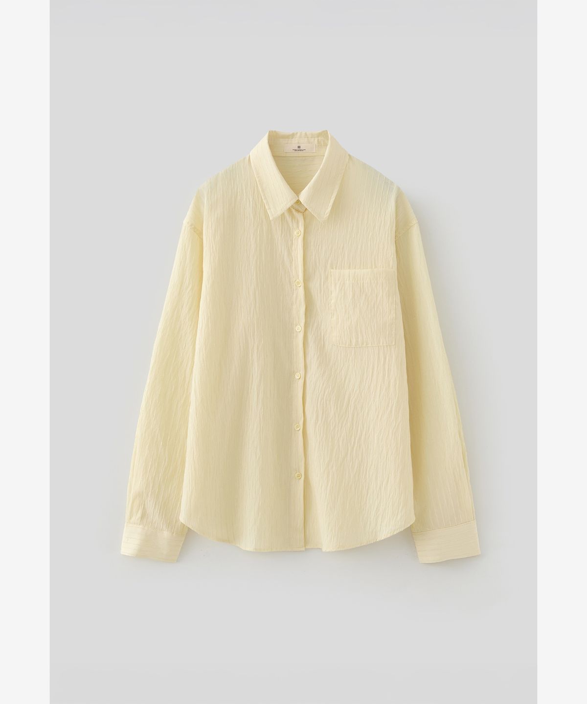 로우넬라인(LOW NELLINE) O’ER ST OVERSIZED-FIT SHIRT_YELLOW