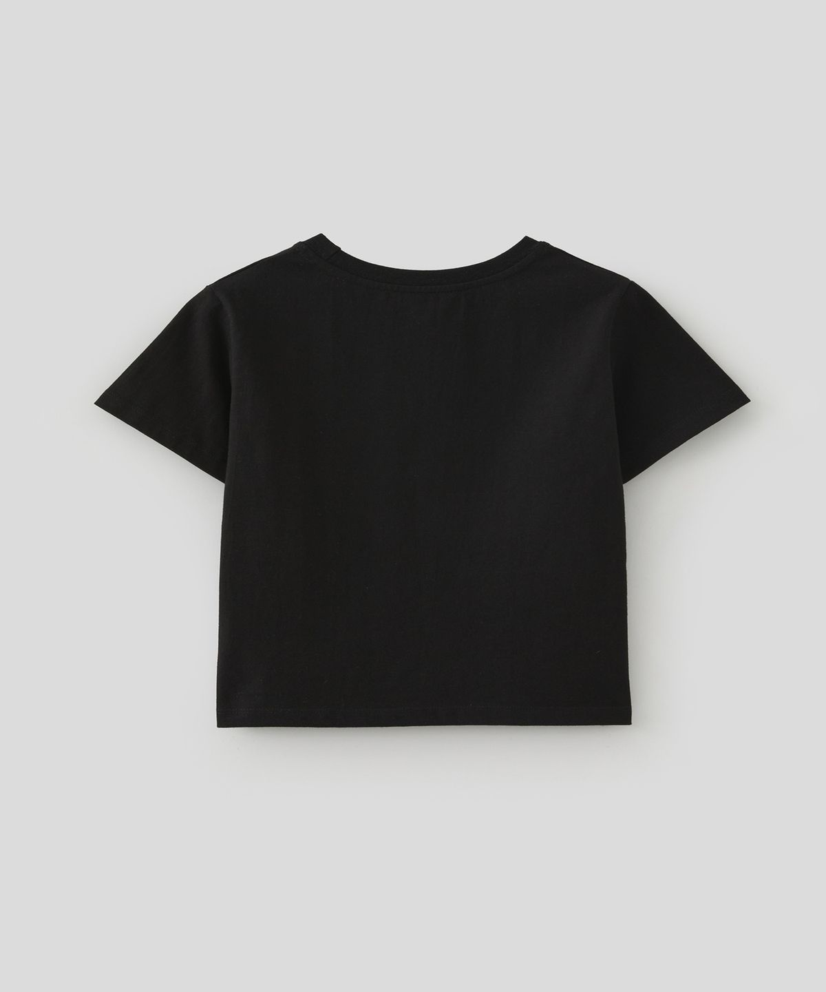로우넬라인(LOW NELLINE) LOW SHELL CRACK PRINTED SLIM T-SHIRT_BLACK
