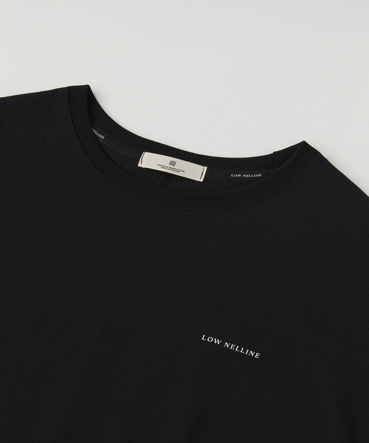 로우넬라인(LOW NELLINE) NORTON HEAVY COTTON OVERSIZED T-SHIRT_BLACK