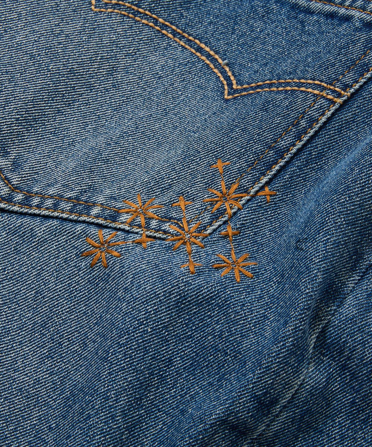 펜필드(PENFIELD) 1975 하이커 데님 쇼츠 스카이블루_FS2WP31U