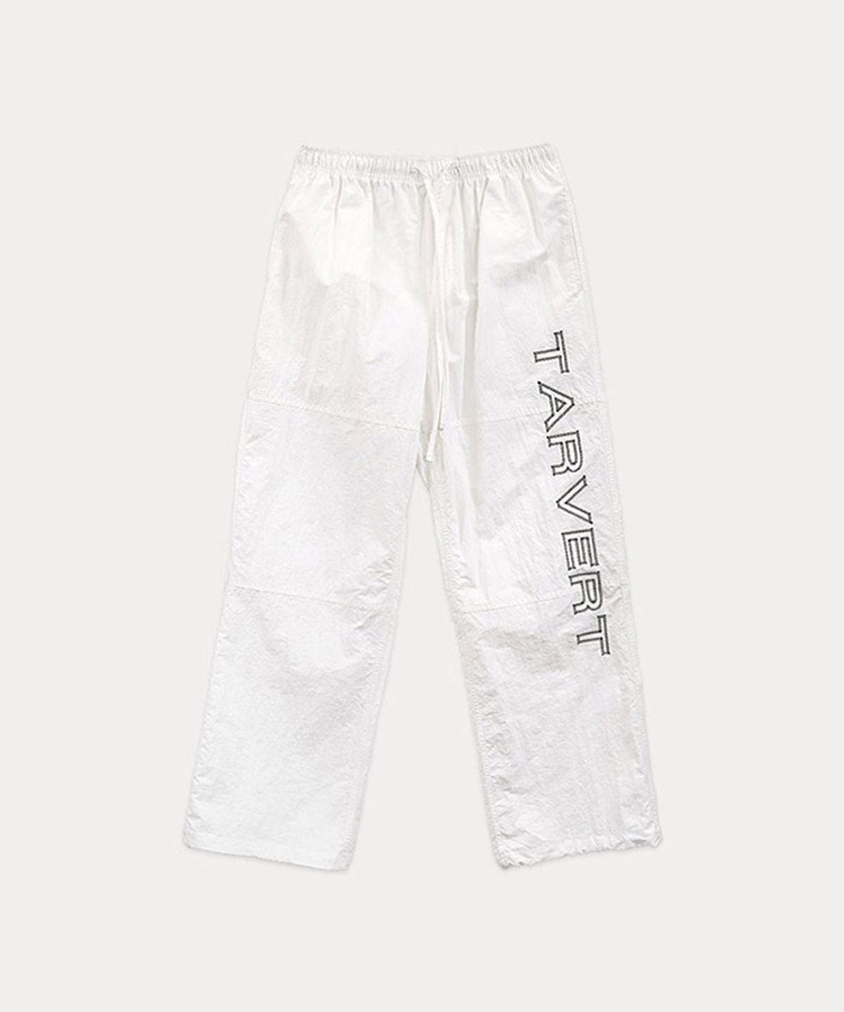 타버트(TARVERT) Aero Embroidery Nylon Pants - White