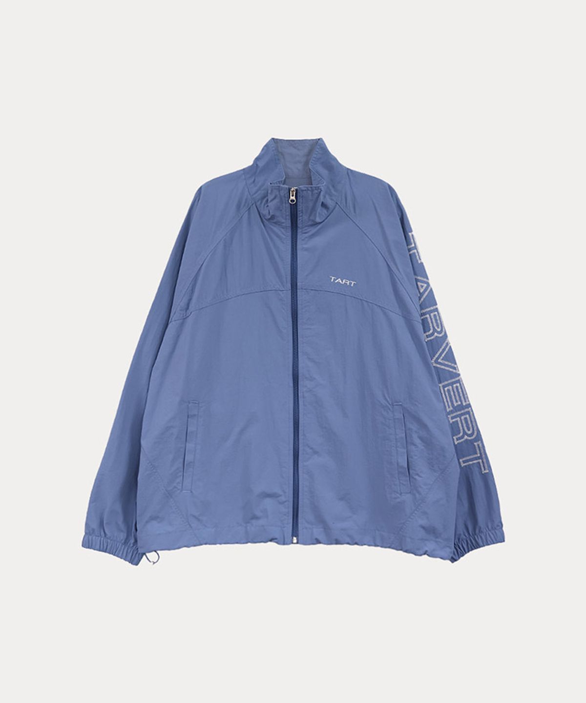 타버트(TARVERT) Aero Embroidery Nylon Wind Jumper - Blue