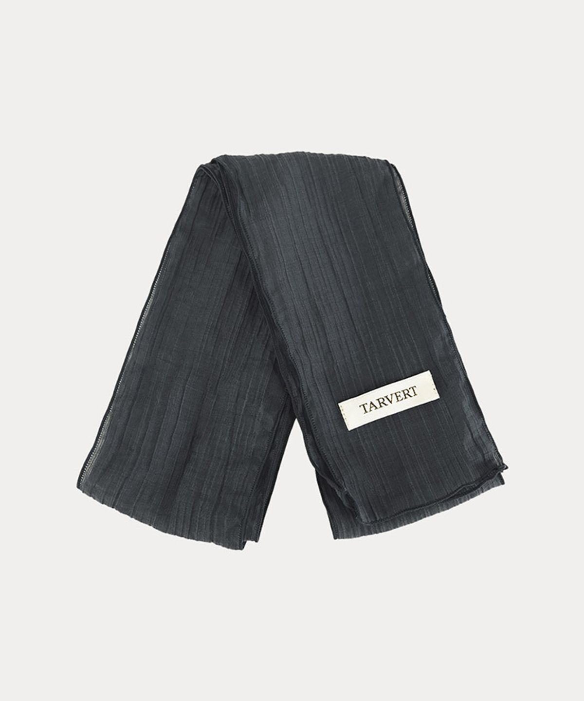 타버트(TARVERT) Aura Plain Scarf - Charcoal