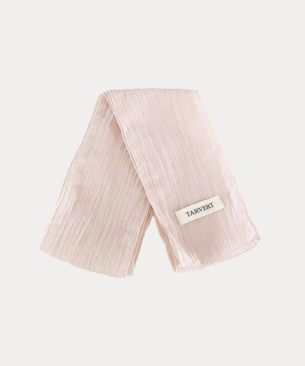 타버트(TARVERT) Aura Plain Scarf - Pale Pink