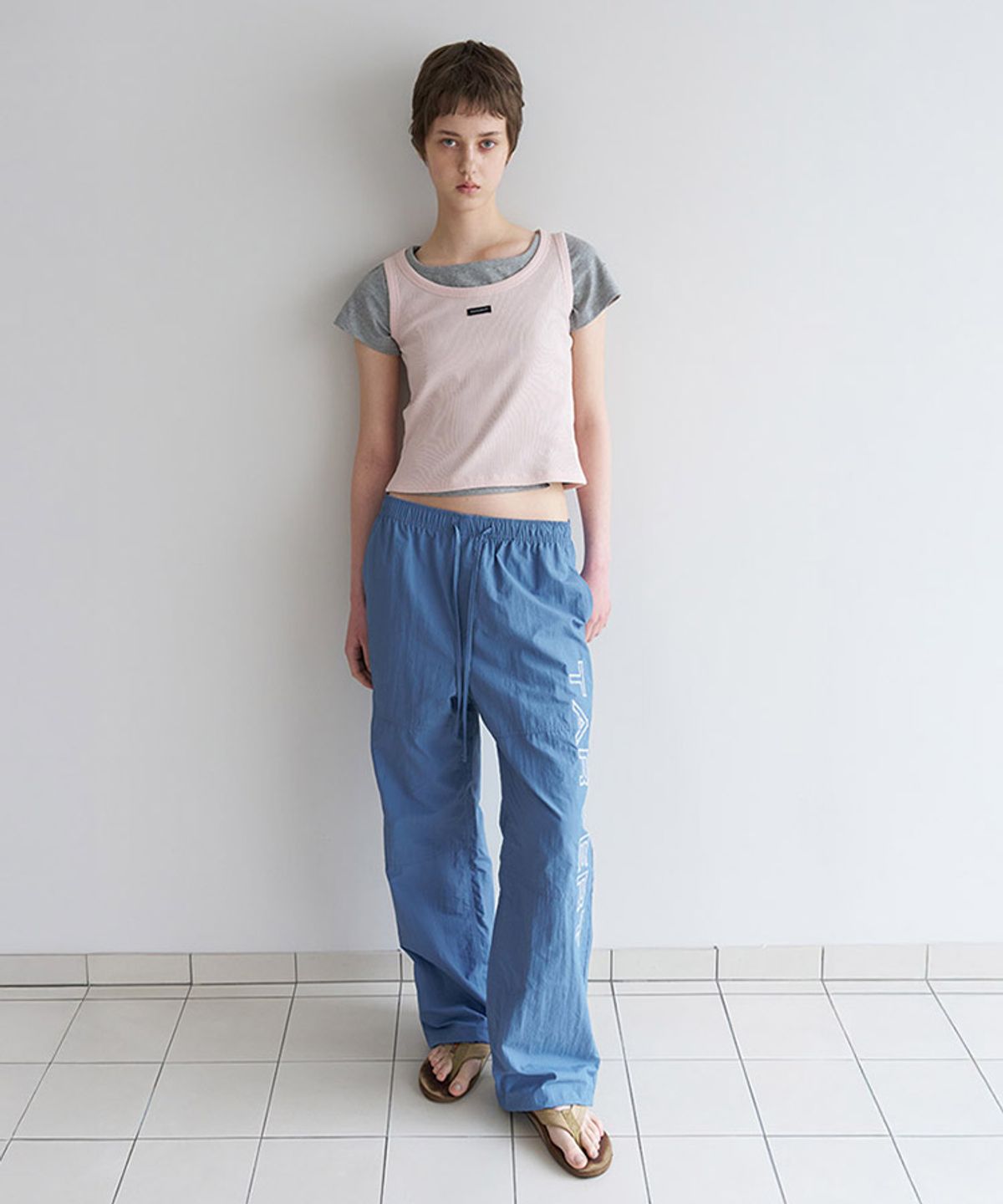 타버트(TARVERT) Base Layered T-Shirt - Gray