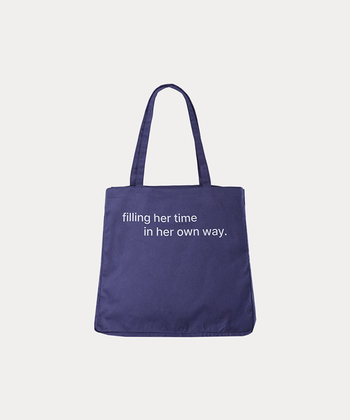 타버트(TARVERT) Canvas Cotton Eco Bag - Blue