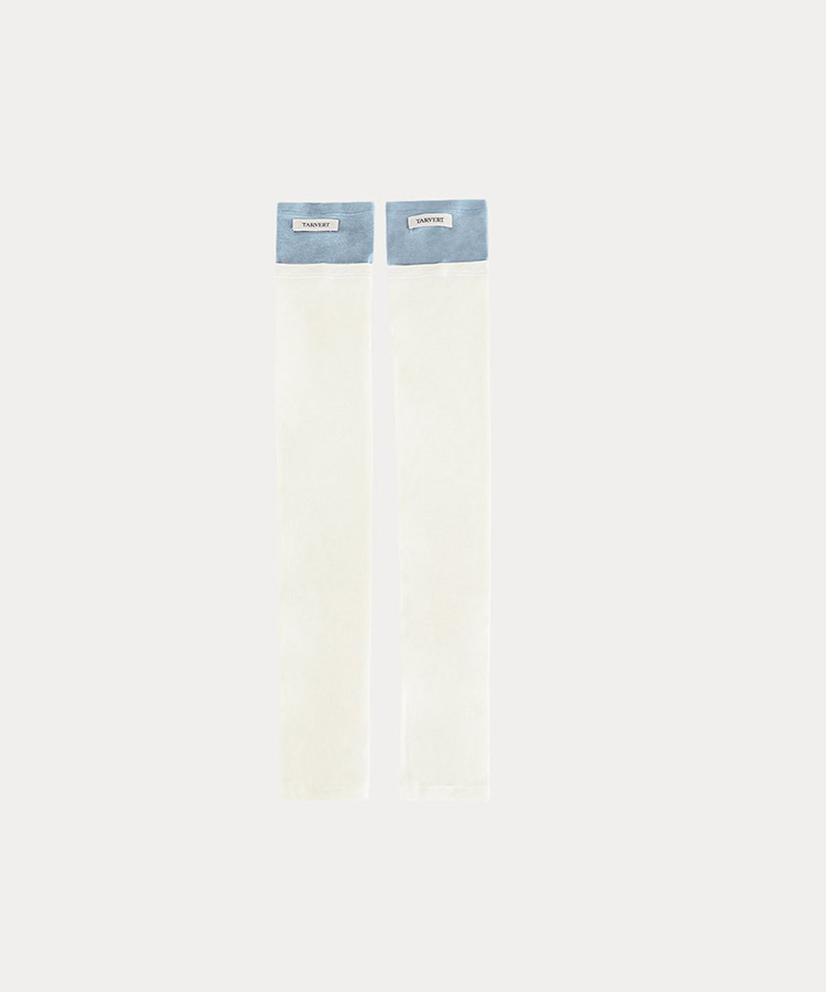 타버트(TARVERT) Logo Layered Legwarmers - Sky Blue