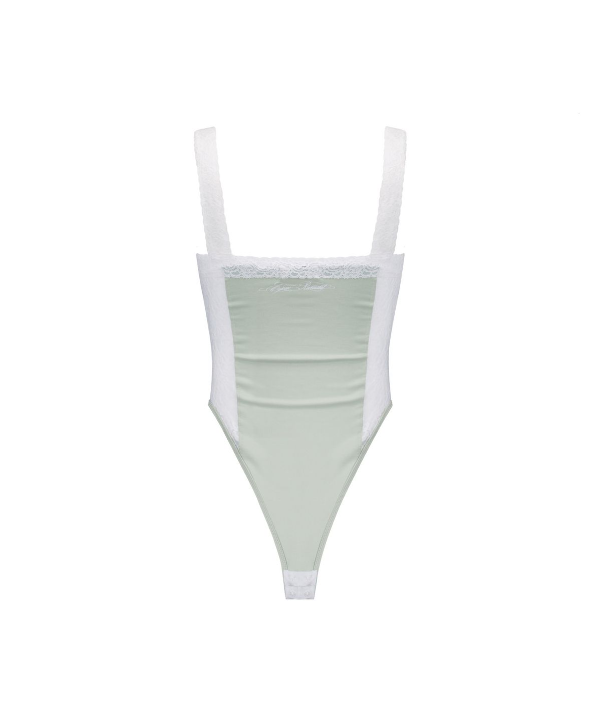 이와이이알(EYEER) Lace Bustier Bodysuit - Mint