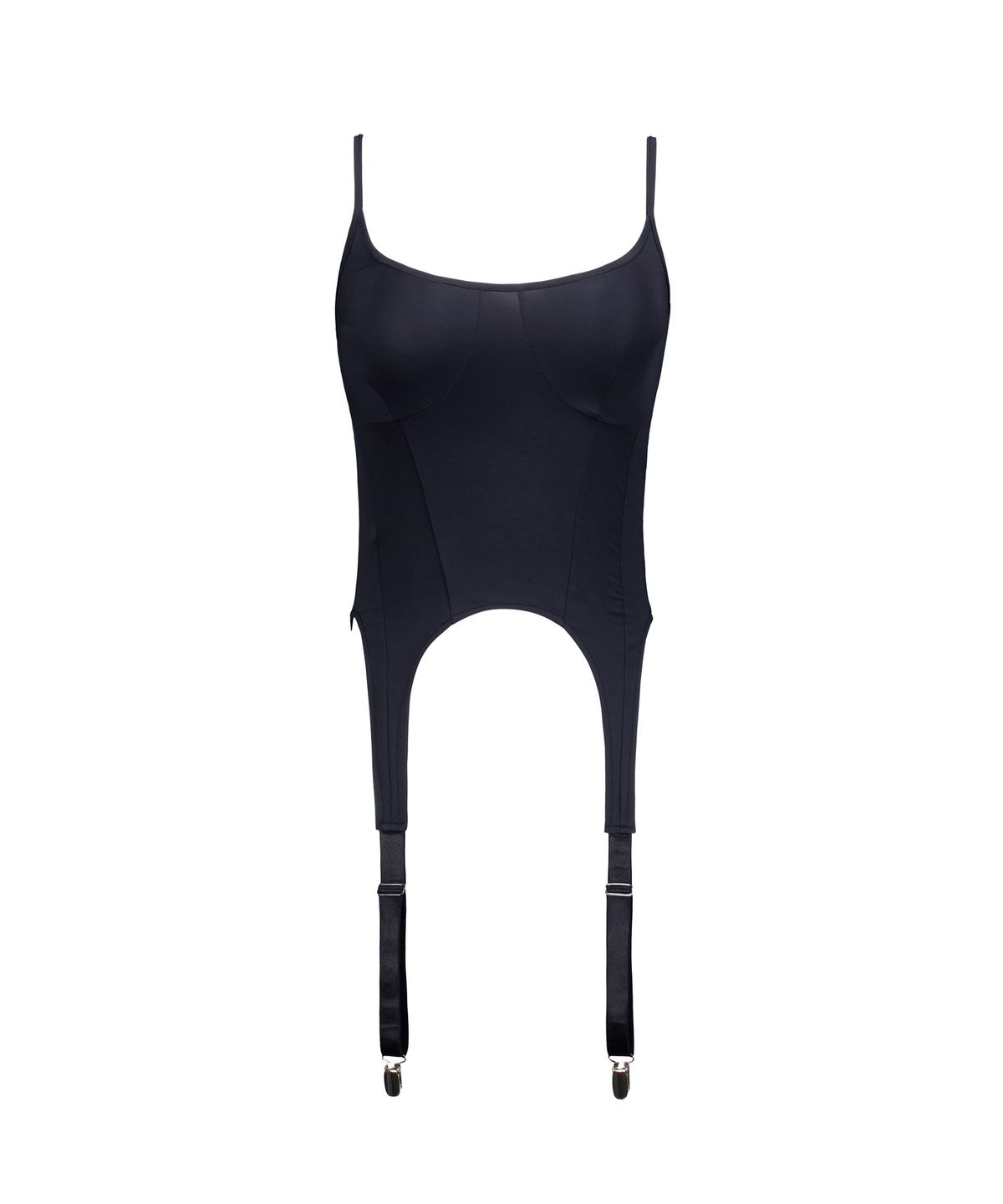 이와이이알(EYEER) Bustier Garter Strap Sleeveless - Black