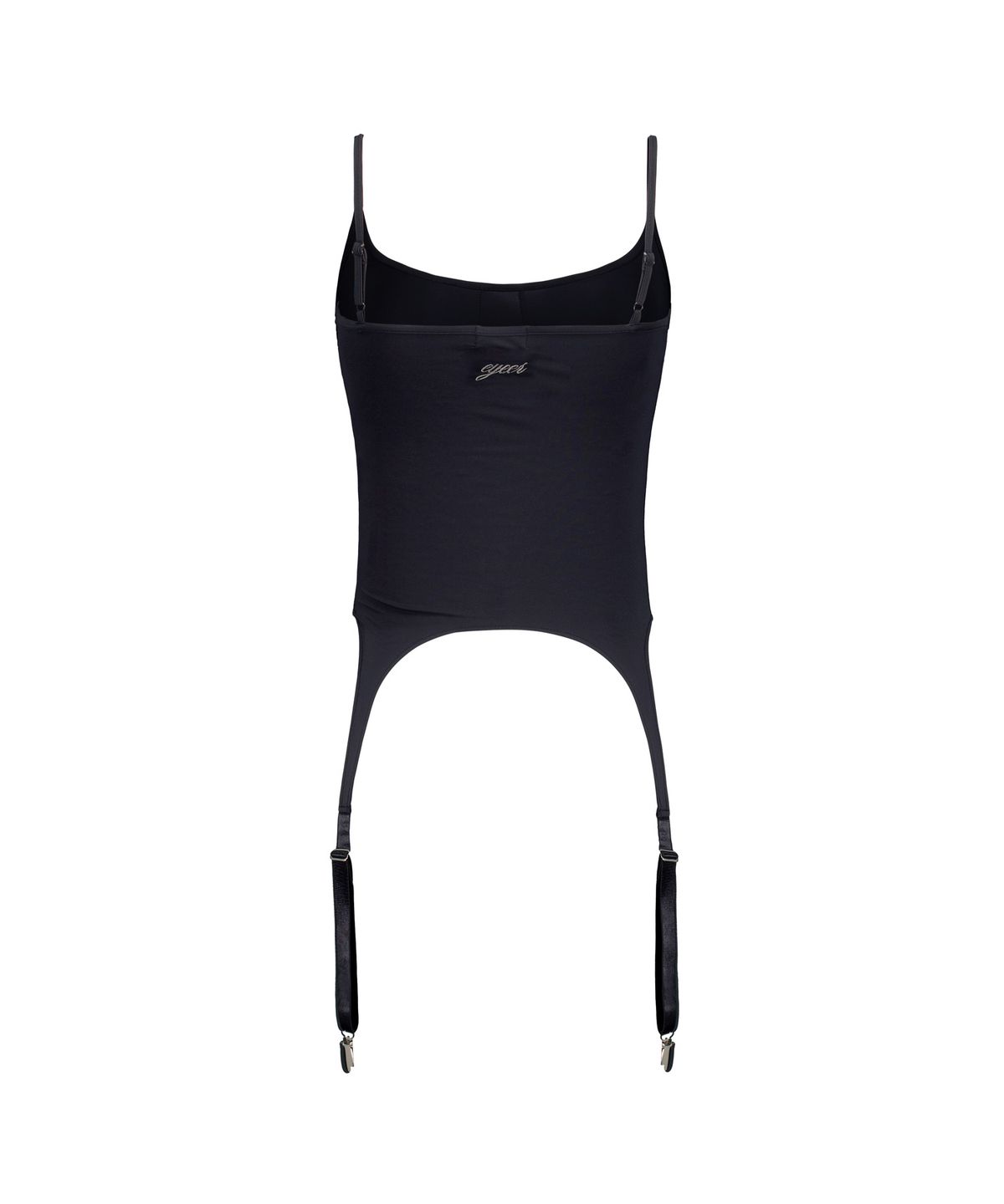 이와이이알(EYEER) Bustier Garter Strap Sleeveless - Black