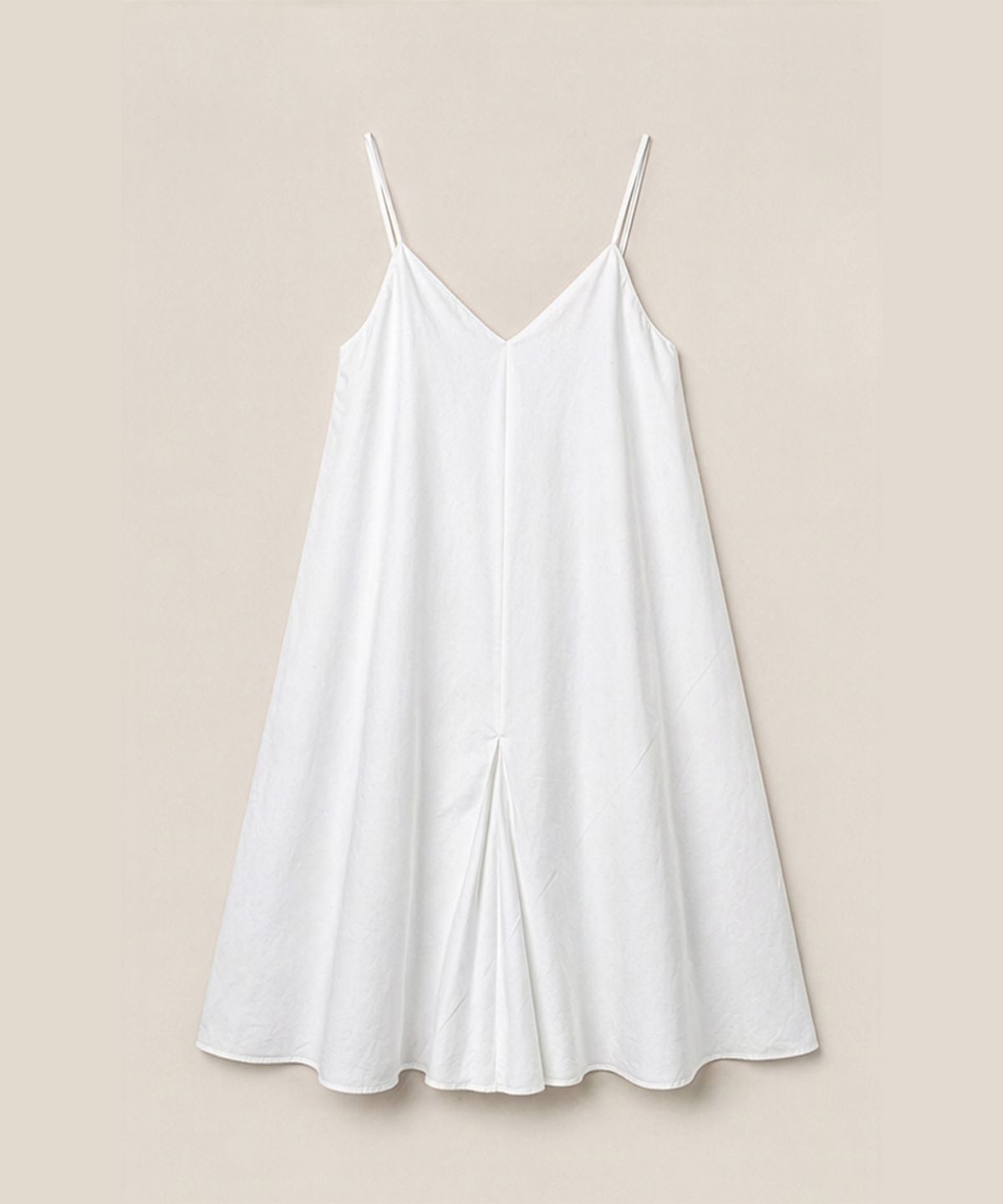 320쇼룸(320SHOWROOM) Cotton V-Neck Pocket Slip Dress White