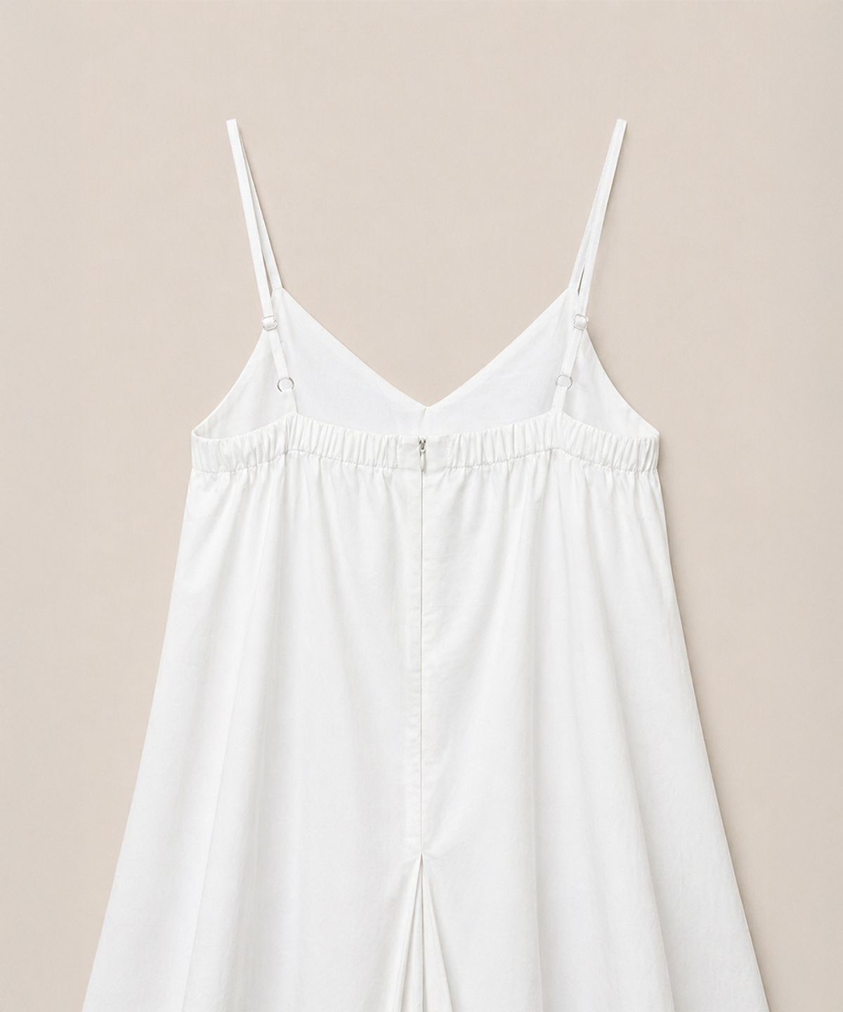 320쇼룸(320SHOWROOM) Cotton V-Neck Pocket Slip Dress White