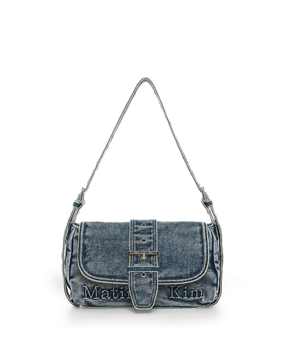 MUSINSA公式 | MATIN KIM MATIN DUST DENIM FLAP SHOULDER BAG IN BLUE