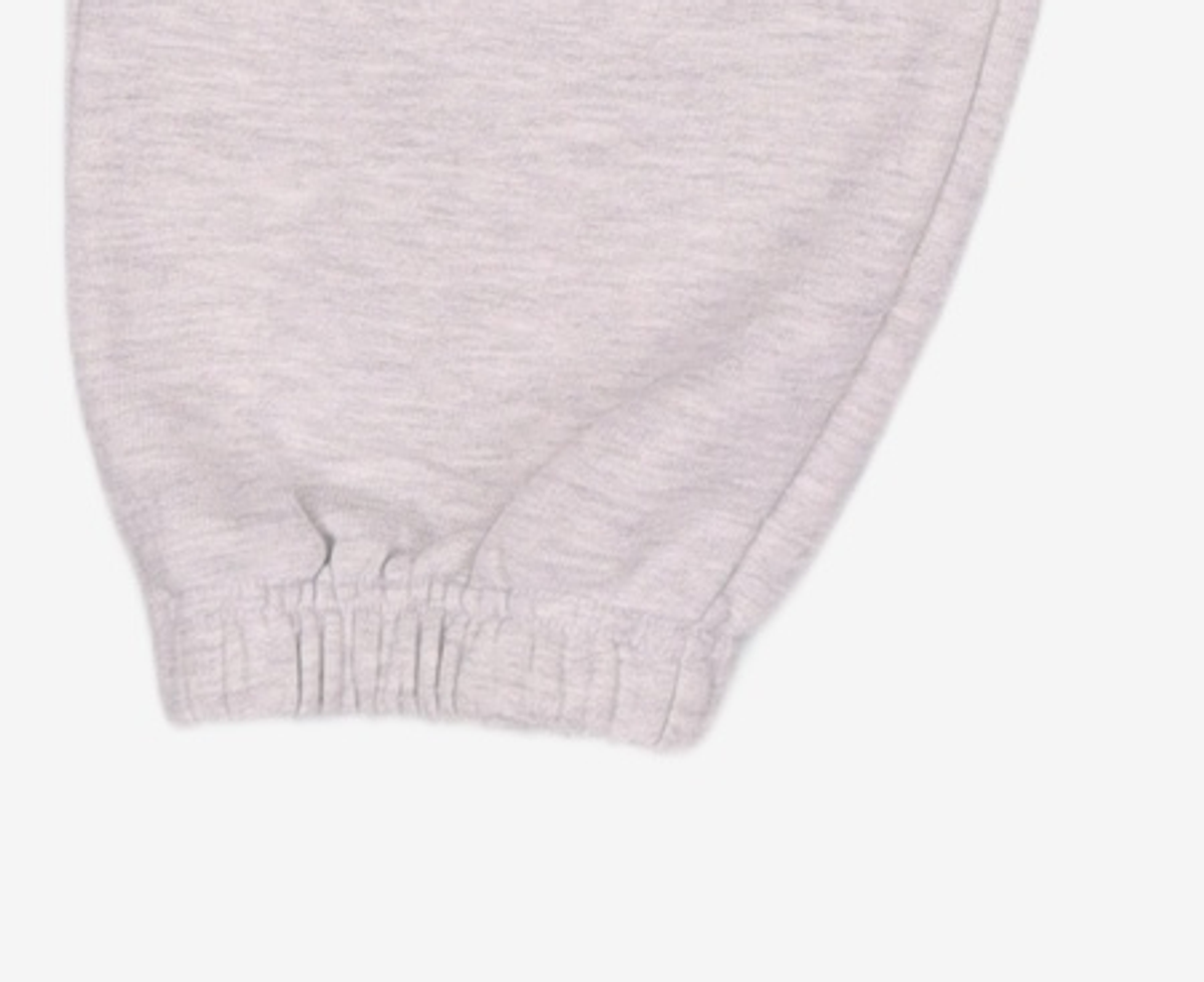 골스튜디오(GOALSTUDIO) (HEAVY WEIGHT)SIGNATURE LOGO LOOSE JOGGER PANTS-MELANGE GREY M