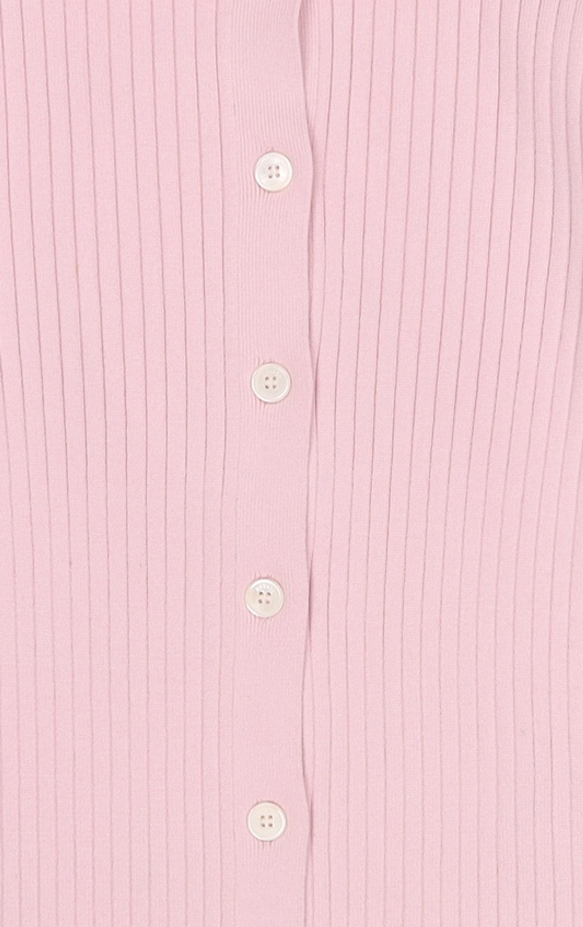 코텔로(KOTELO) Recyclepoly Ribbed Collar Cardigan  lavender pink S