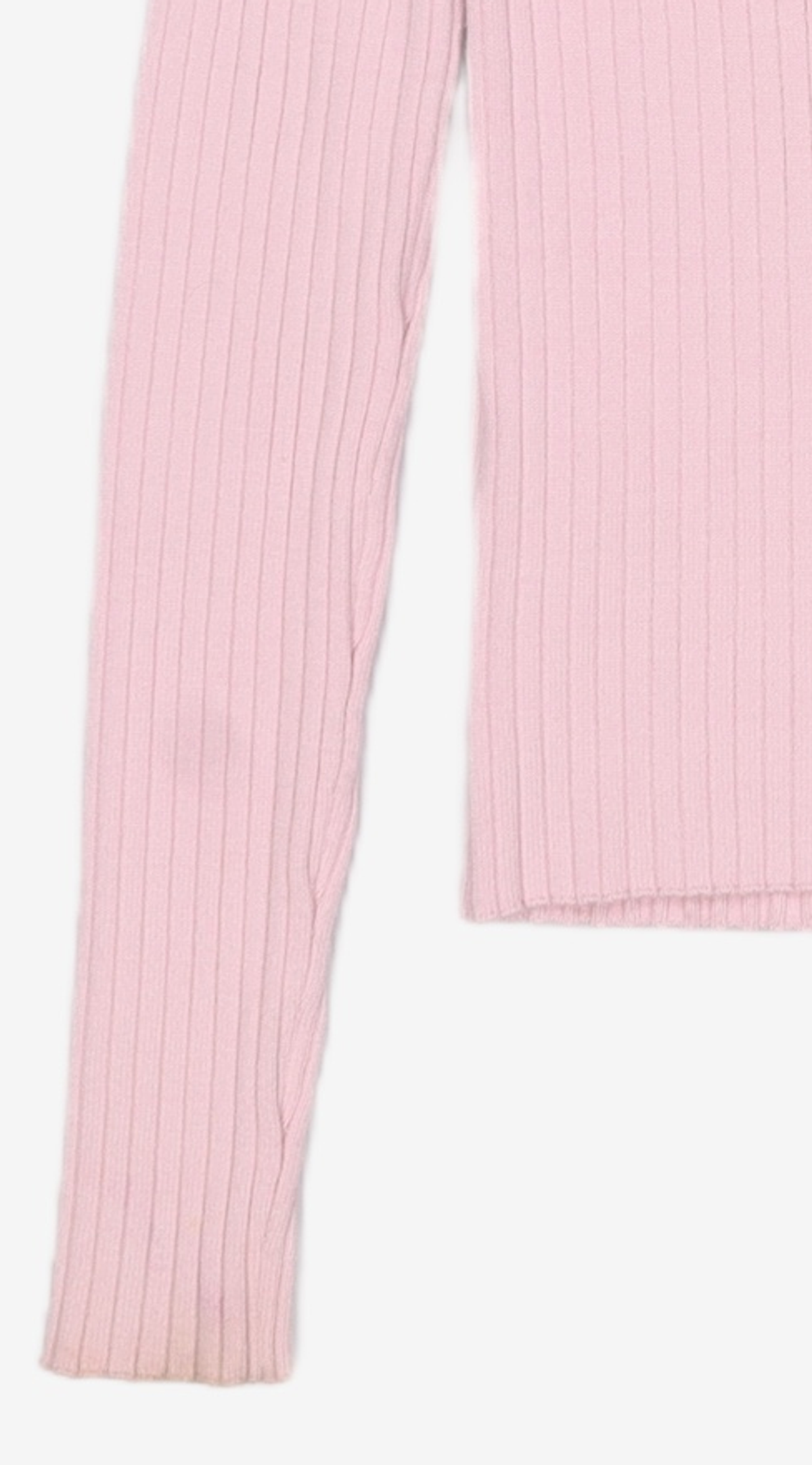 코텔로(KOTELO) Recyclepoly Ribbed Collar Cardigan  lavender pink S