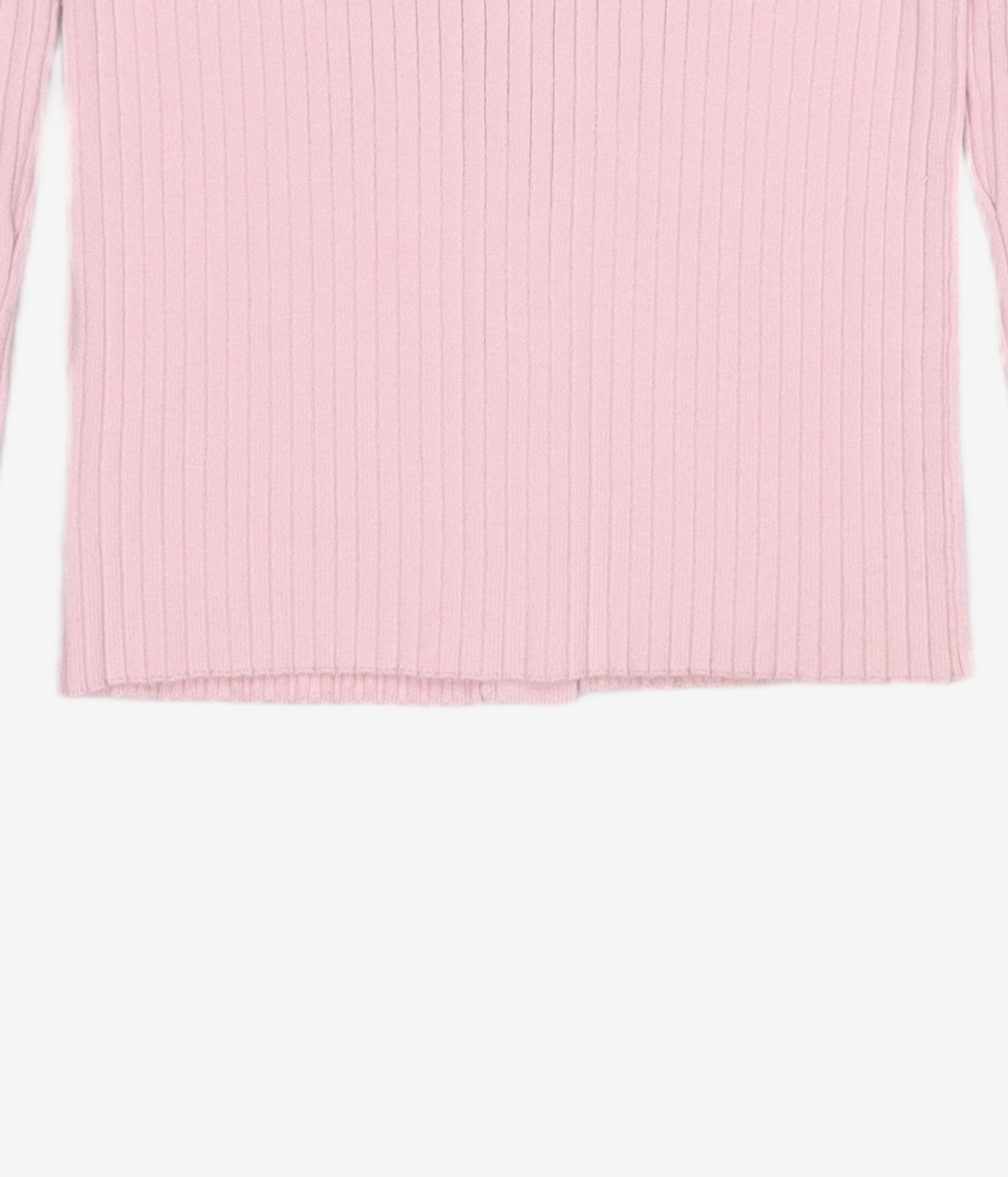 코텔로(KOTELO) Recyclepoly Ribbed Collar Cardigan  lavender pink S