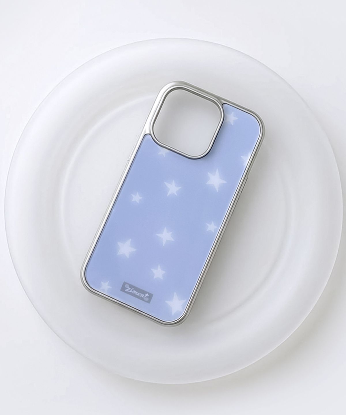 지멘트(ZIMENT) milky blue star 글라스범퍼케이스