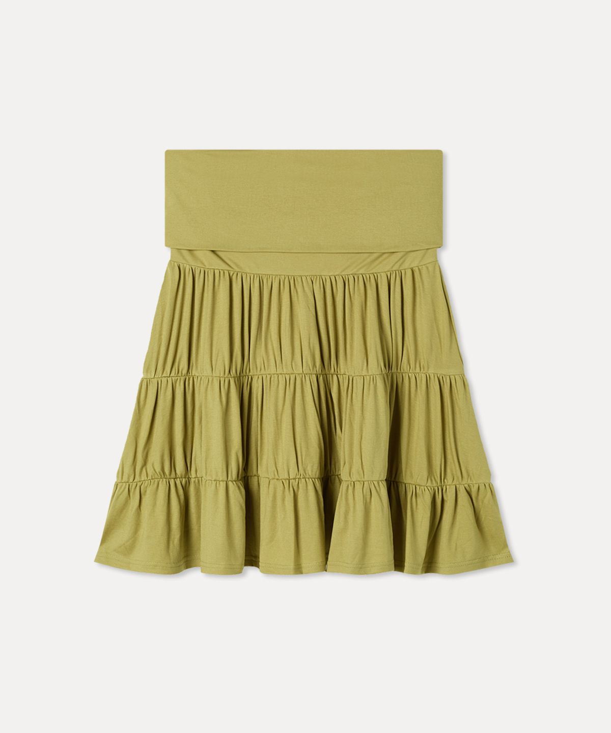 미쏘(MIXXO) 밴딩 캉캉 미디스커트_MIWWMG526G