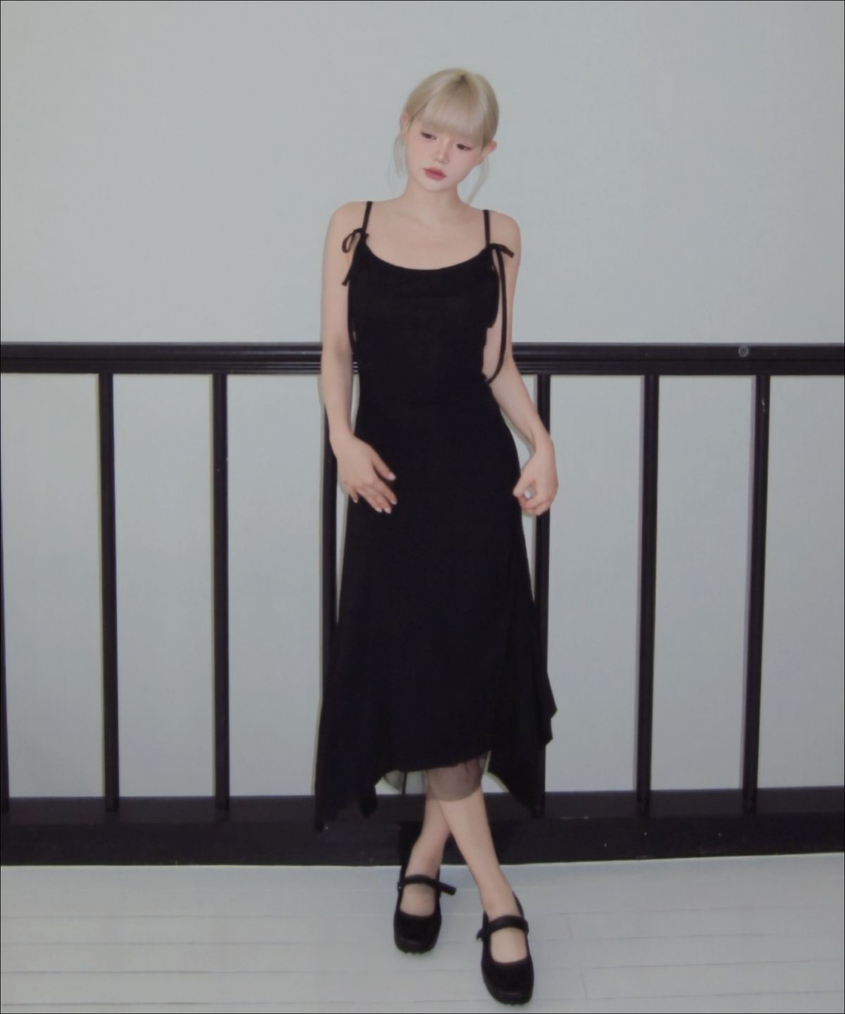 미쏘(MIXXO) 2way 레이어드 원피스_MIWOMG629C