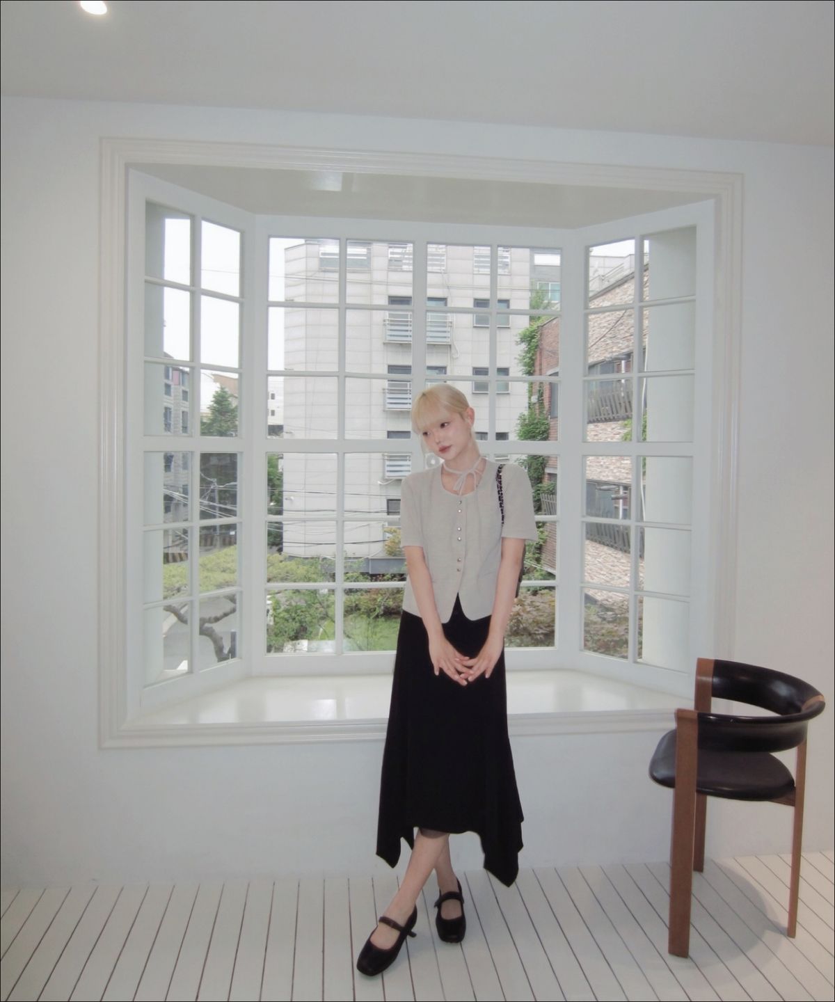 미쏘(MIXXO) 2way 레이어드 원피스_MIWOMG629C