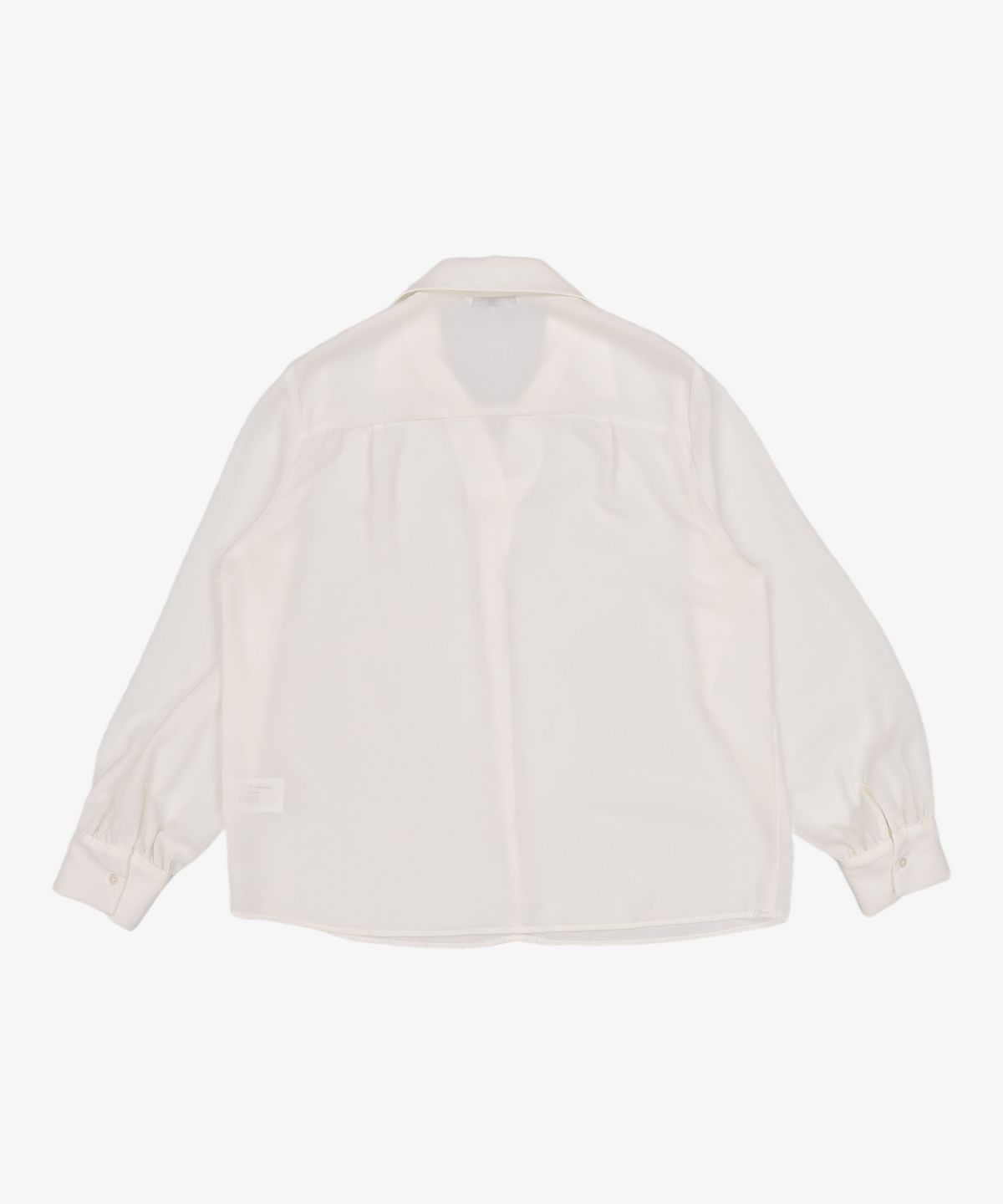 미쏘(MIXXO) 셔츠카라 반오픈 블라우스 MIWBLB320B L