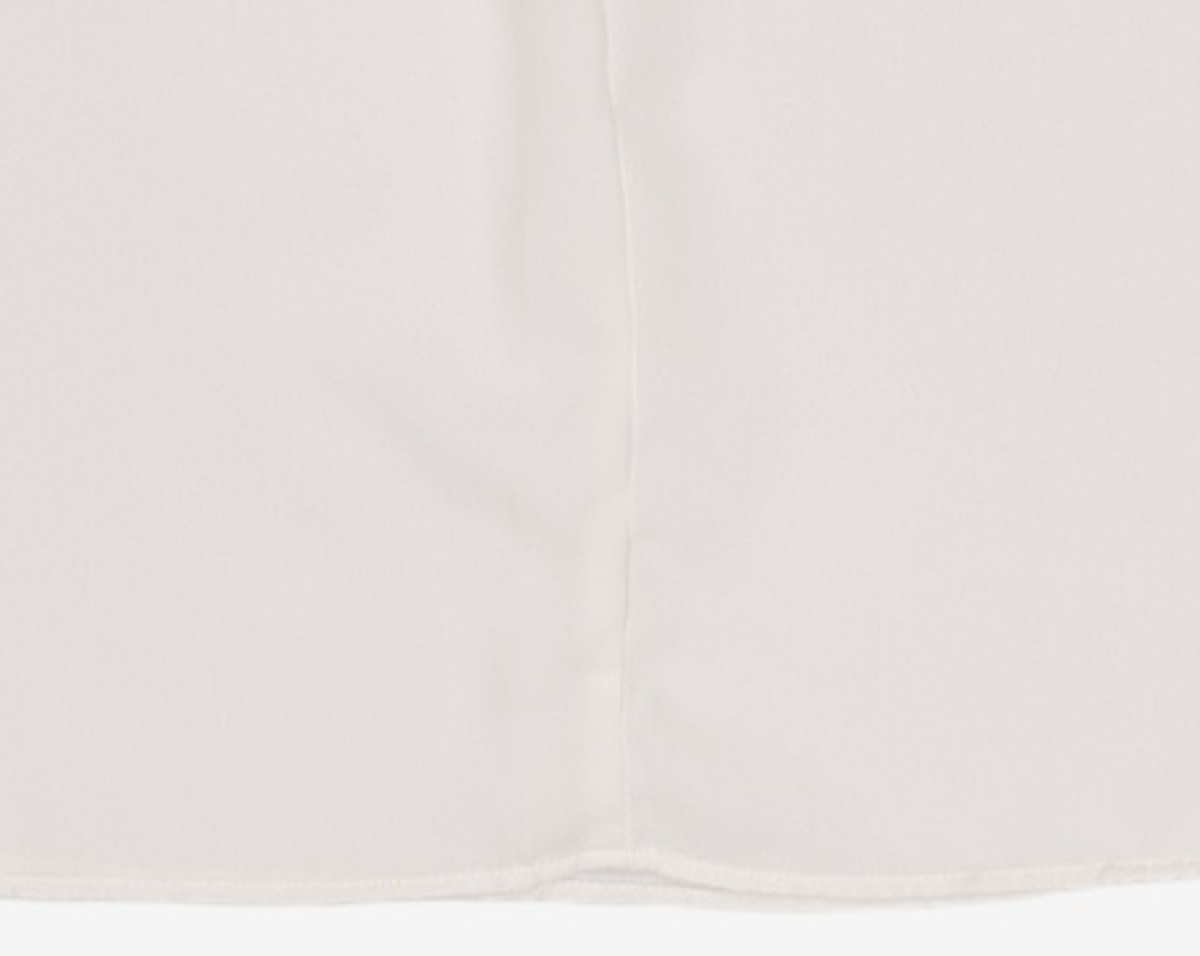 미쏘(MIXXO) 셔츠카라 반오픈 블라우스 MIWBLB320B L