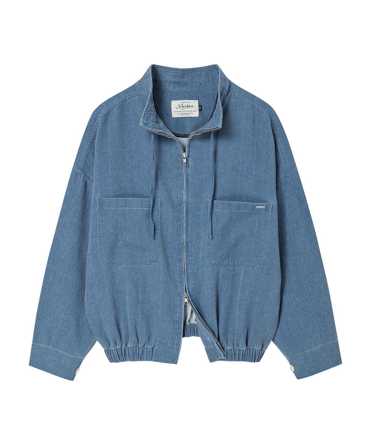 비욘드클로젯(BEYOND CLOSET) [COLLECTION LINE] 이탈리안 린넨 블렌드 라이트 블루종 워시드 블루