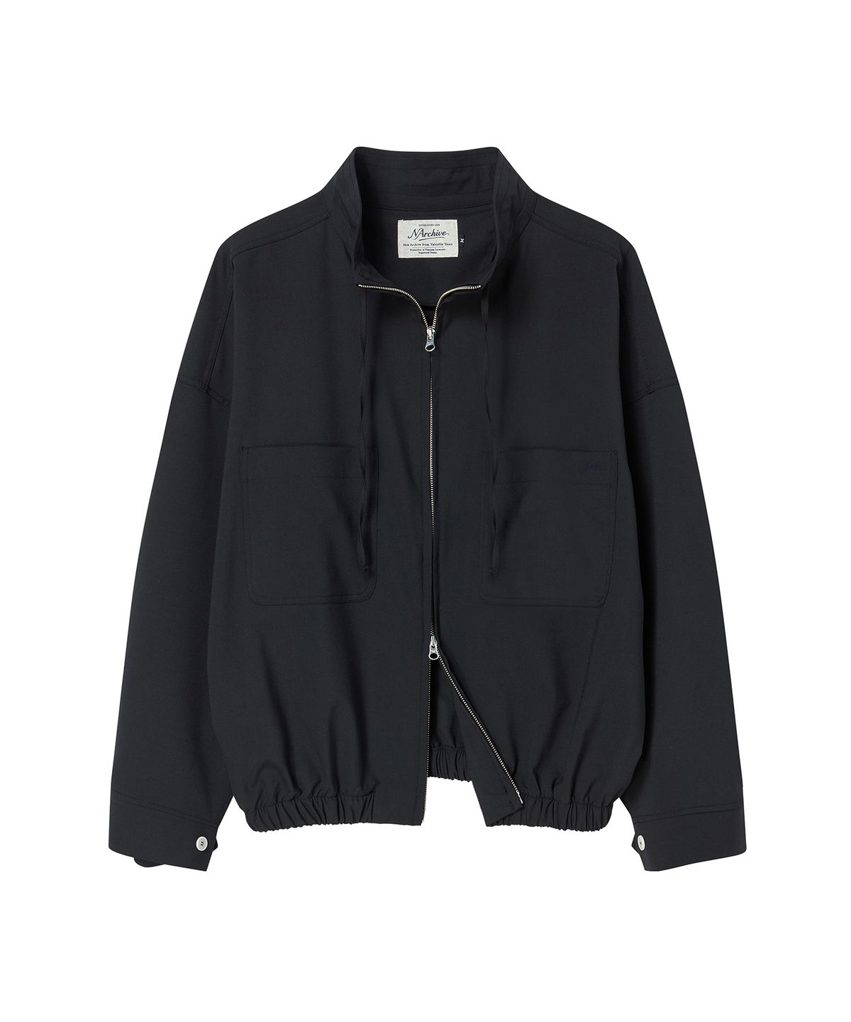 비욘드클로젯(BEYOND CLOSET) [COLLECTION LINE] 럭스 블렌드 페브릭 유틸리티 블루종 블랙