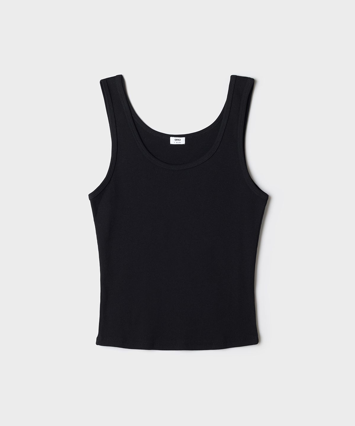 스파오(SPAO) 골지 민소매 티_SPRNG37G05