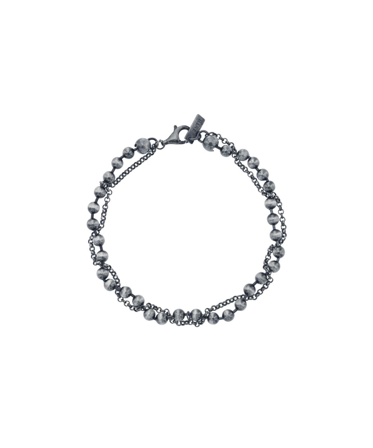 더스틸룸(THESTILLROOM) [SILVER] #B2616 Twist ball chain bracelet