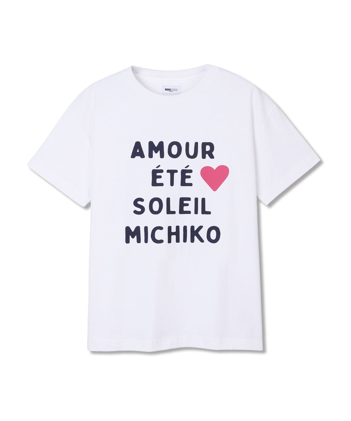 미치코런던 코시노(MICHIKO LONDON KOSHINO) 아무르 미치코 티셔츠 화이트