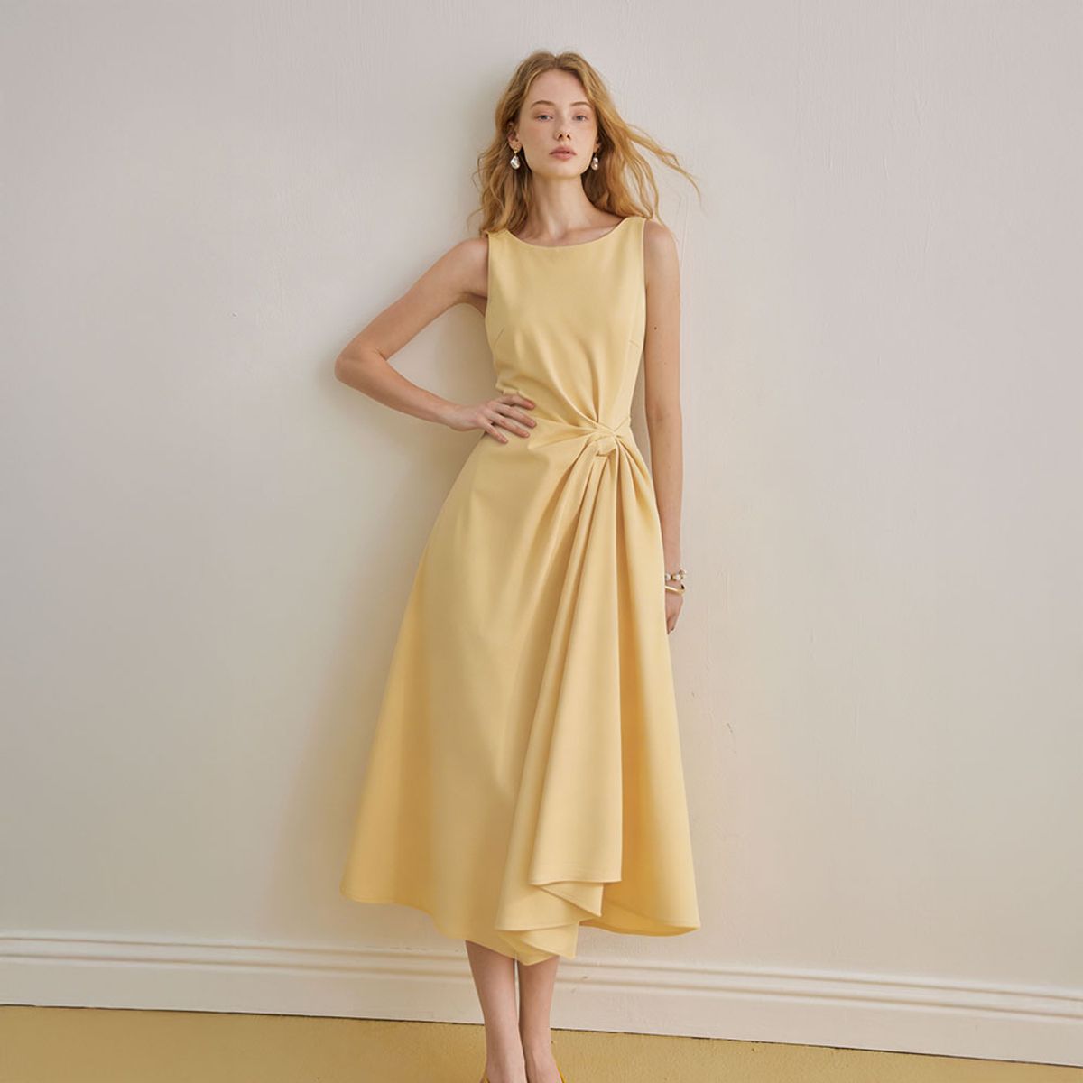 와이와이아이엠(YYIAM) YY_A line sleeveless dress