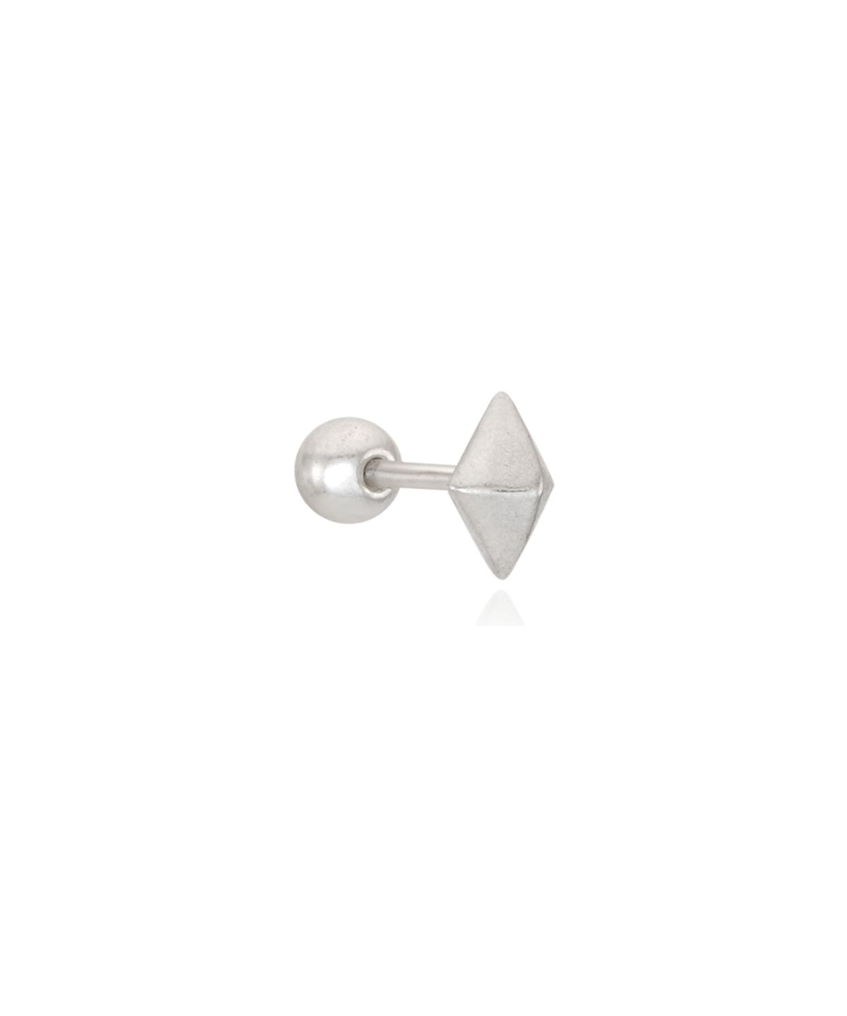 더스틸룸(THESTILLROOM) [SILVER] #E2628 Rhombus piercing (single)