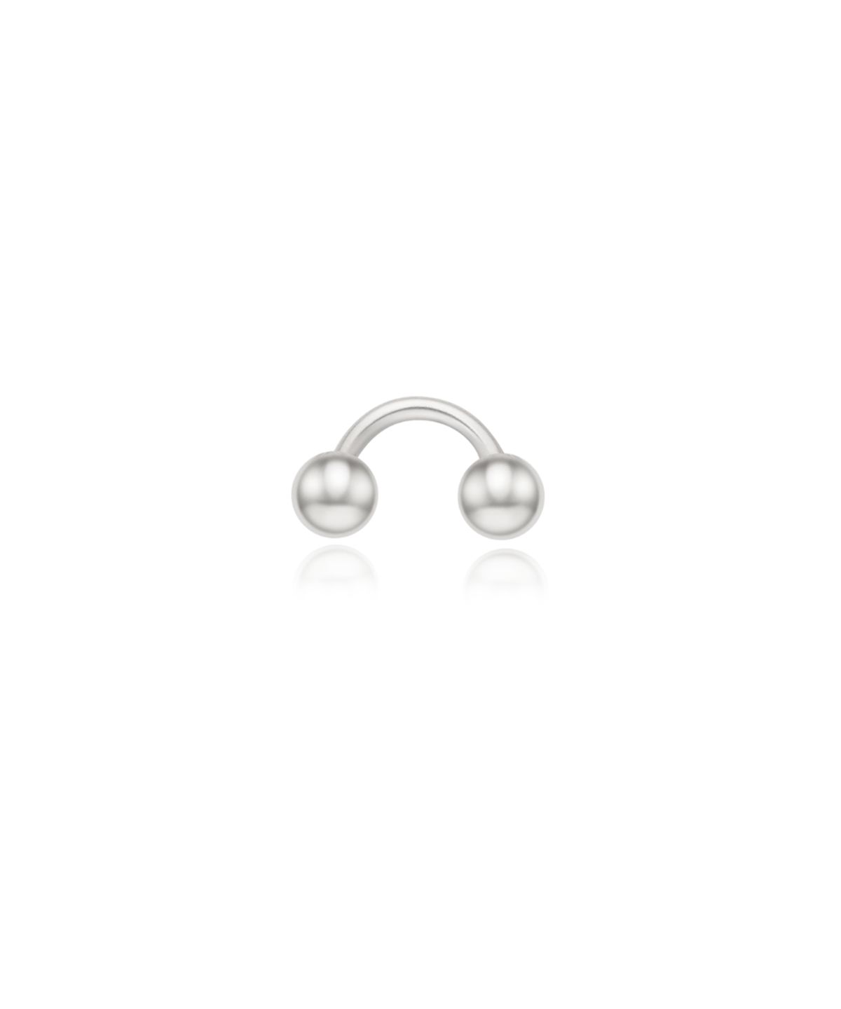 더스틸룸(THESTILLROOM) [SILVER] #E2630 C curve piercing (single)